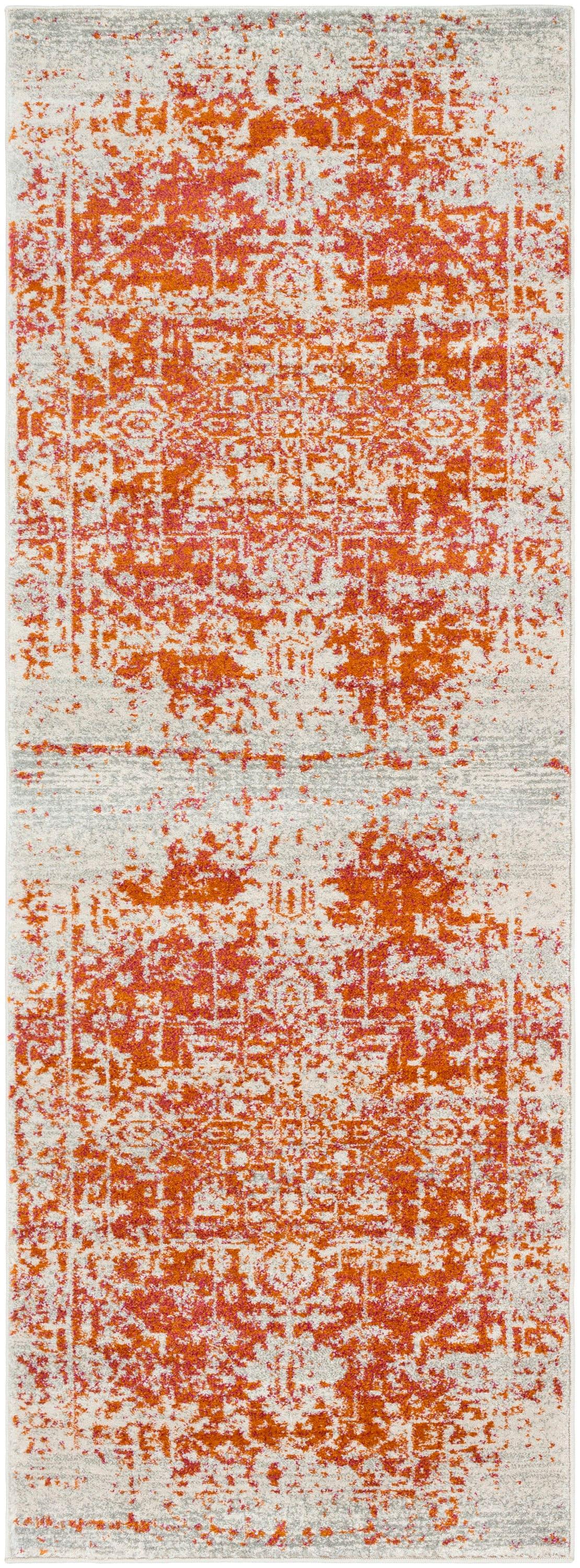 Livabliss 2'7"x7'3" Worsham Traditional Rug Orange