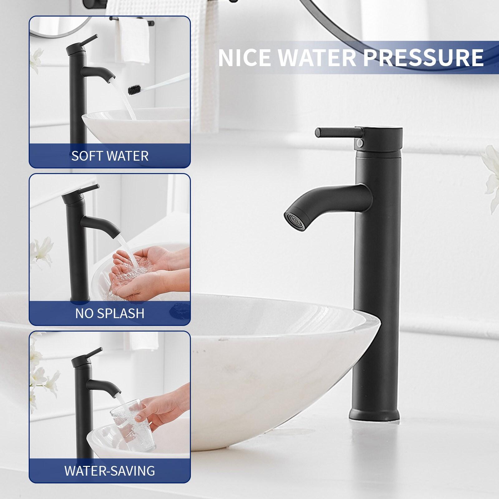 Vessel Sink Faucet Single-handle Bathroom Faucet with Drain Assembly