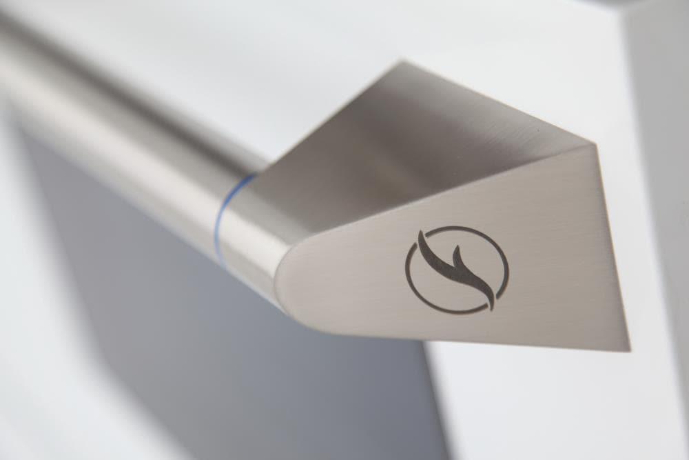 Kucht Professional 30" Modern Stainless Steel Natural Gas Range in White/Silver