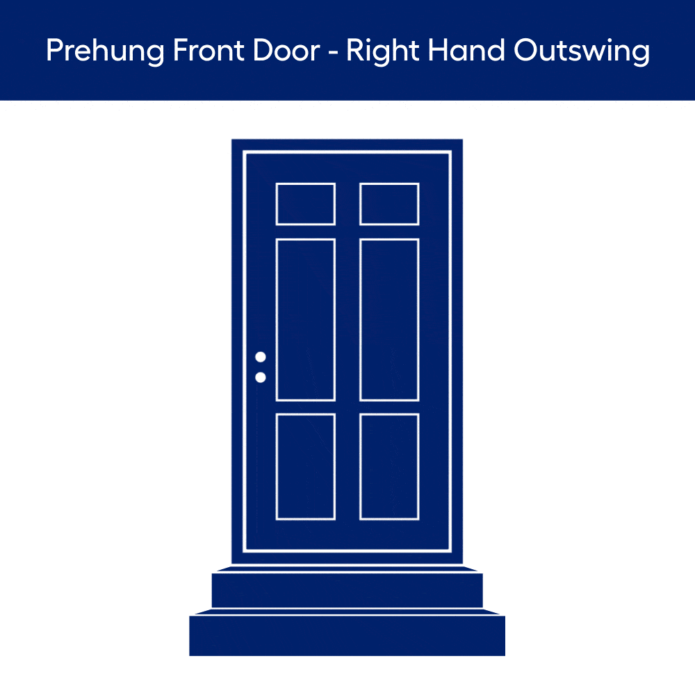 Clear Glass 80'' Paneled Fiberglass Front Entry Doors