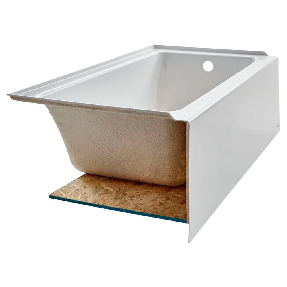 Studio 60'' x 32'' Alcove / Tile In Soaking Acrylic Bathtub