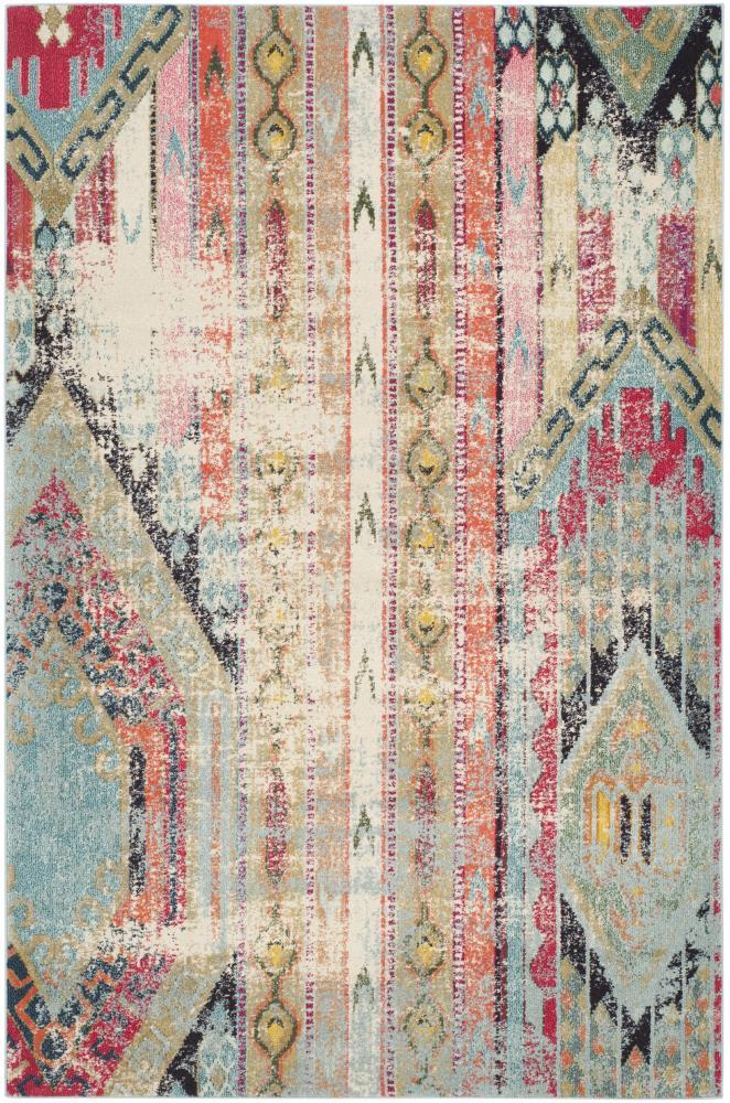 Monaco MNC222 Power Loomed Indoor Area Rug - Multi - 8'x10' - Safavieh.