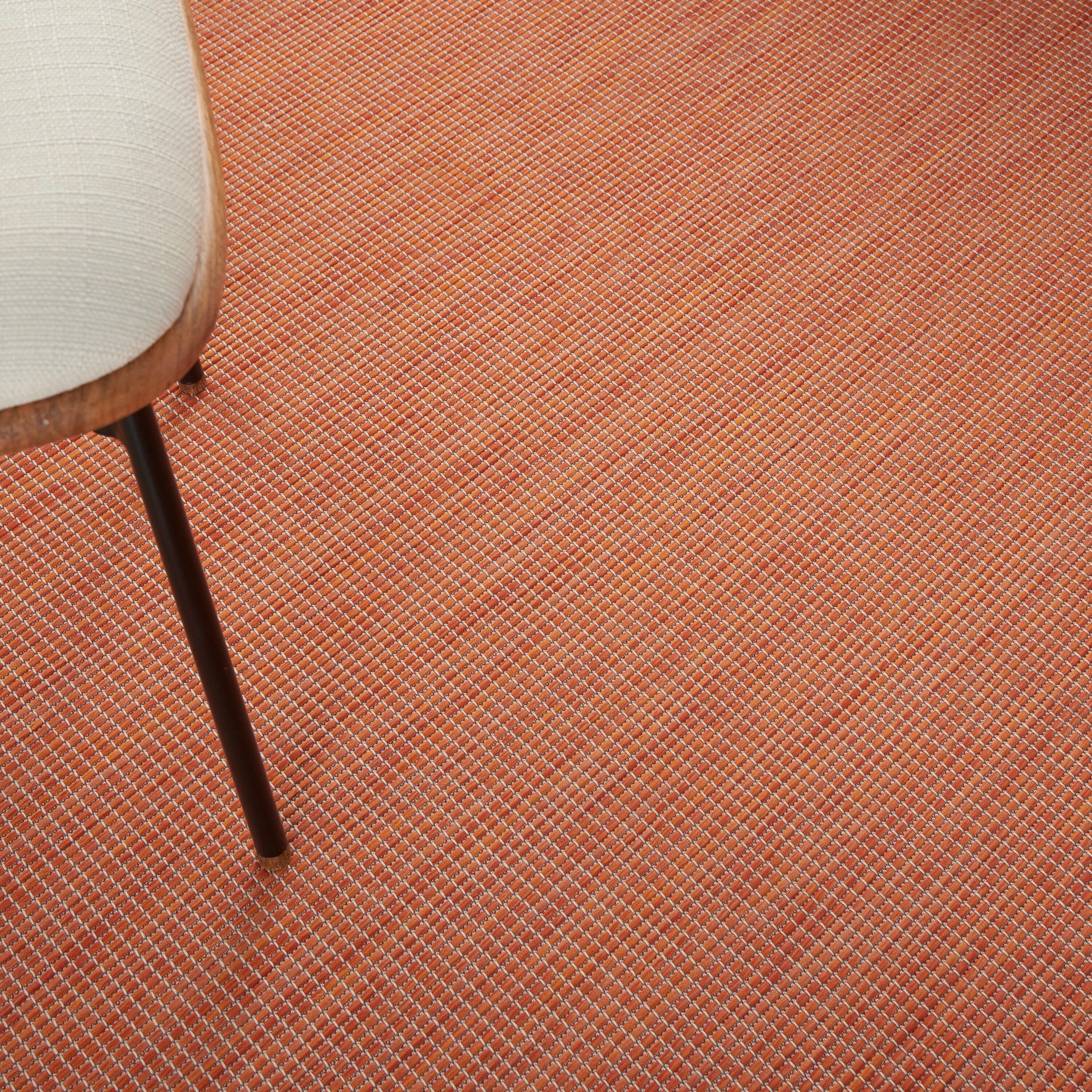 Nourison Positano POS01 Indoor/outdoor Area Rug - Terracotta 4' x 6'