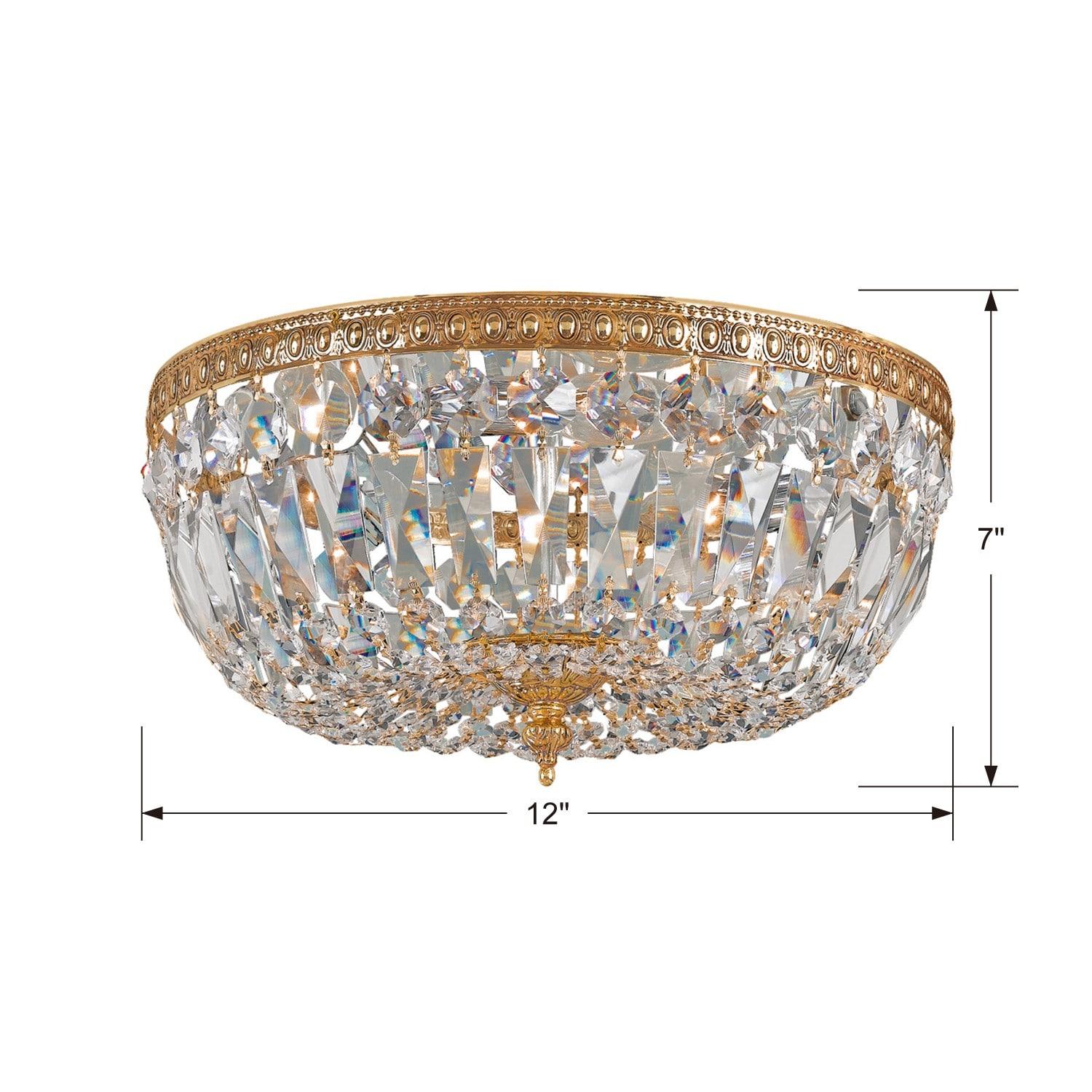 Crystorama Lighting - Three Light Ceiling Mount - Ceiling Mount - Three Light