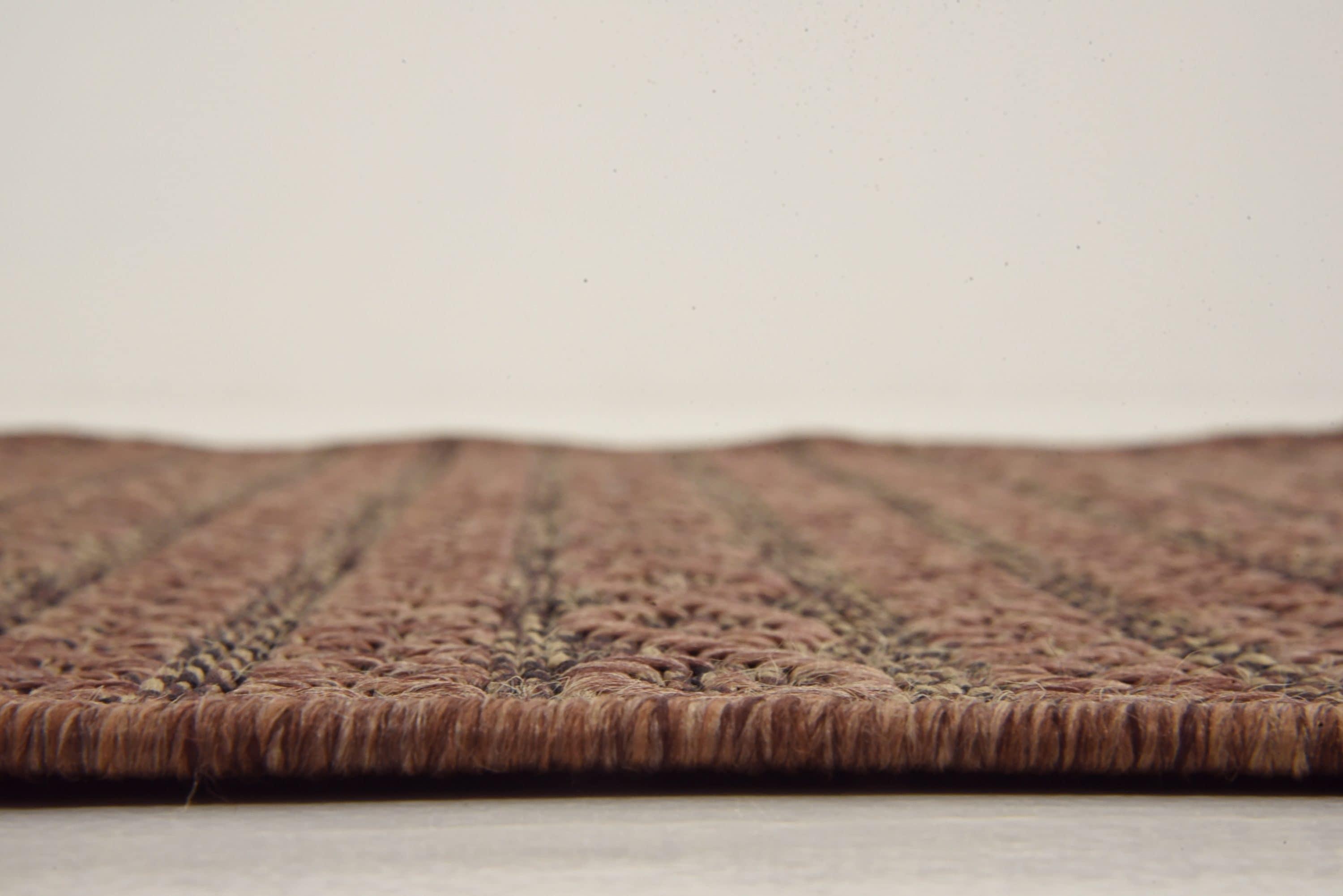 Unique Loom Outdoor Modern Collection Area Rug - Links (3' 3" x 5' 1" Rectangle Brown/Black)