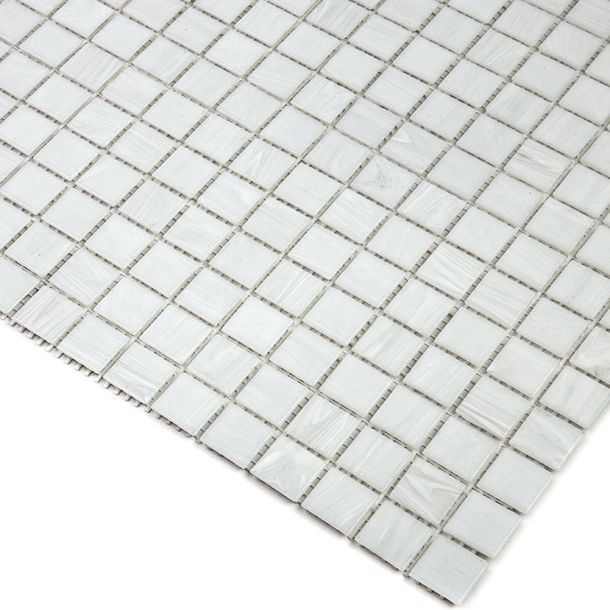 Celestial 0.8" x 0.8" Glass Grid Mosaic Wall & Floor Tile