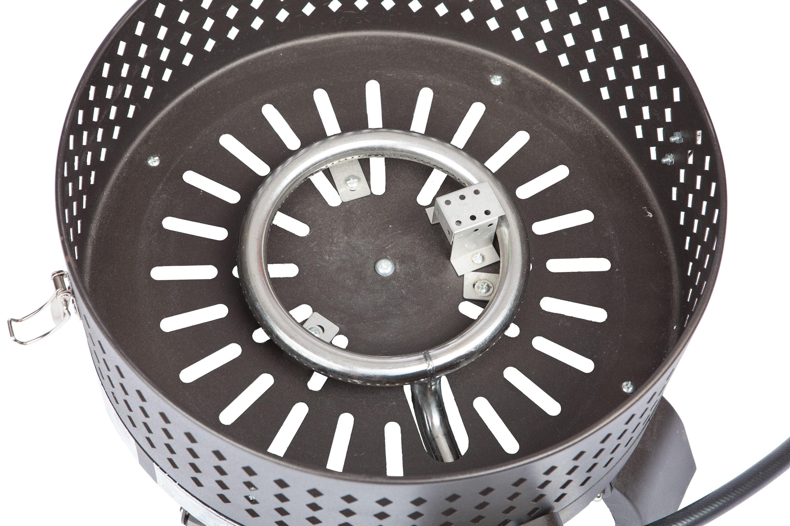 Fire Sense 62133 Sporty Campfire Portable Fire Pit LPG Gas 60,000 BTU Outdoor Firepit Includes Propane Stand Included - Dark Bronze - Round - 15"