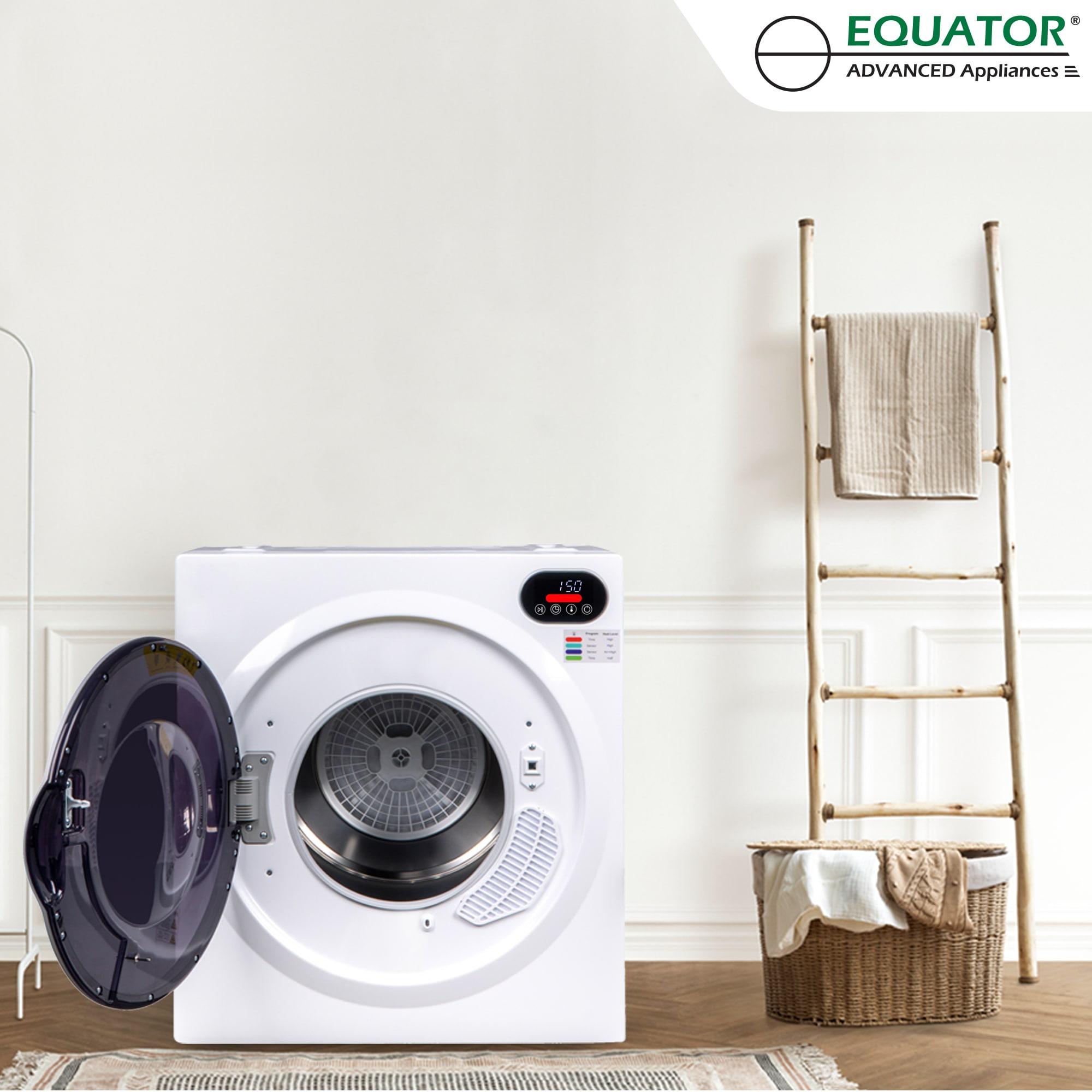 Equator Ultra Compact Short Vented SENSOR Dryer 2.6cf/10lb LED Ops 110V/1400W