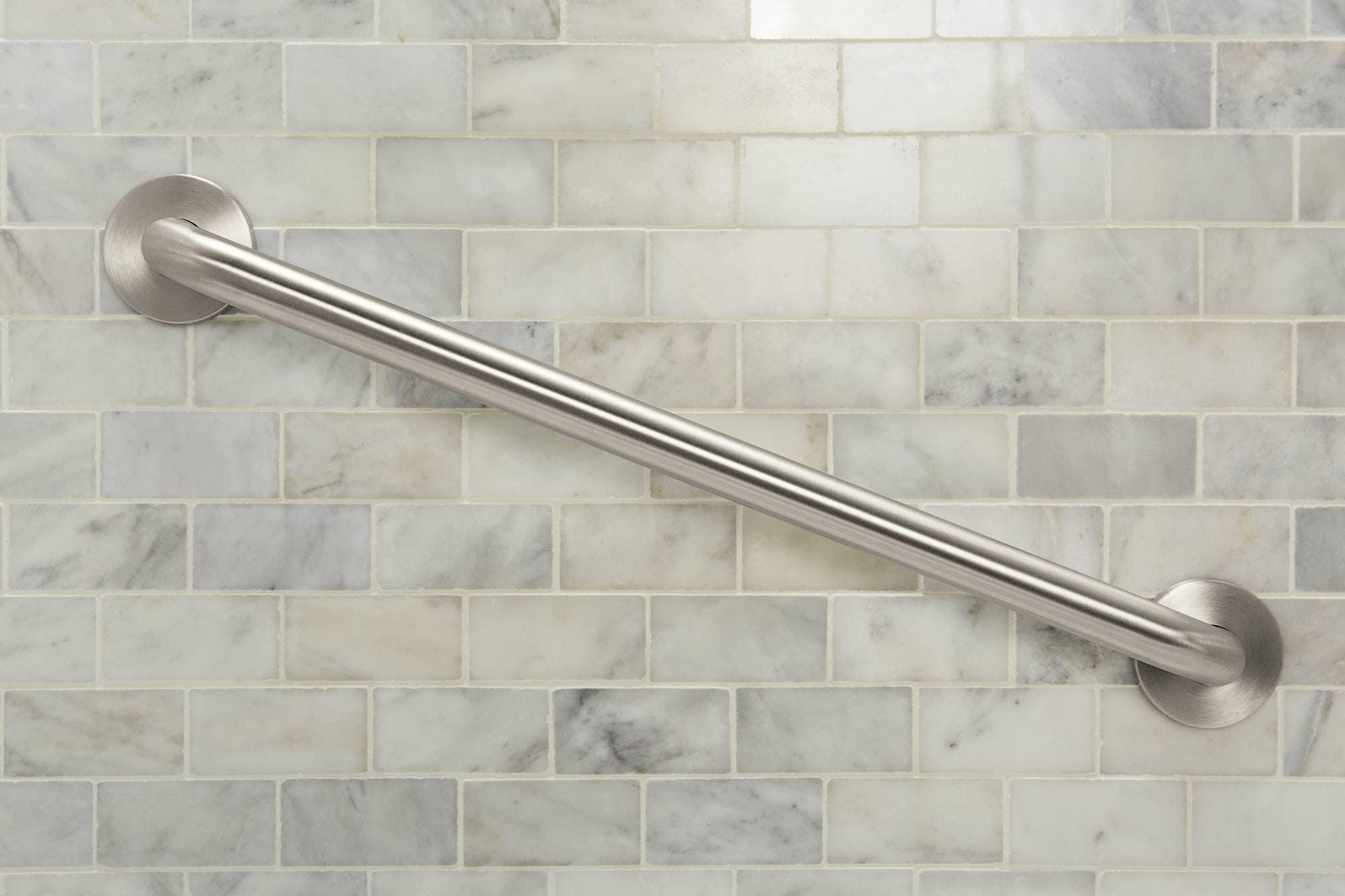 Moen Home Care 18 In. Concealed Screw Grab Bar, Stainless Steel L8718