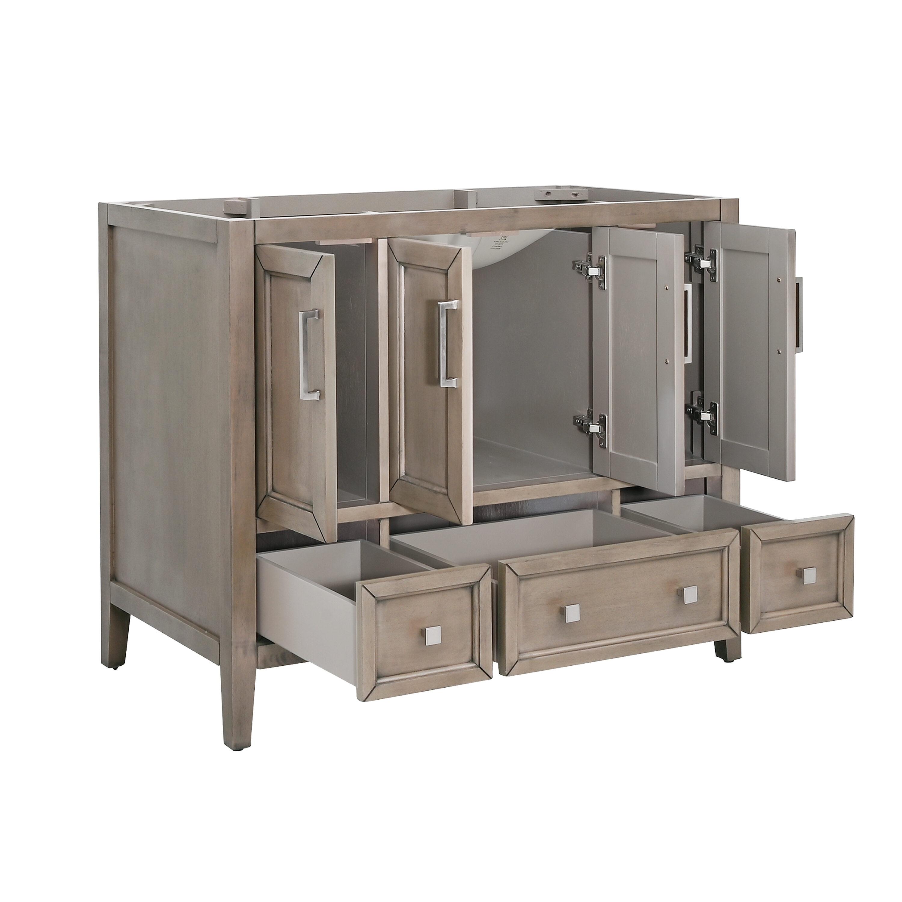 Avanity Everette-Vs43-Wd-C Everette 42" Single Basin Vanity Set - MultiColor