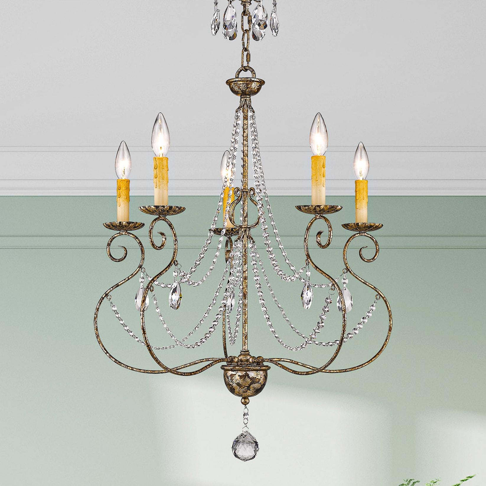 Livex Lighting - Isabella - 5 Light Chandelier in French Country Style - 24