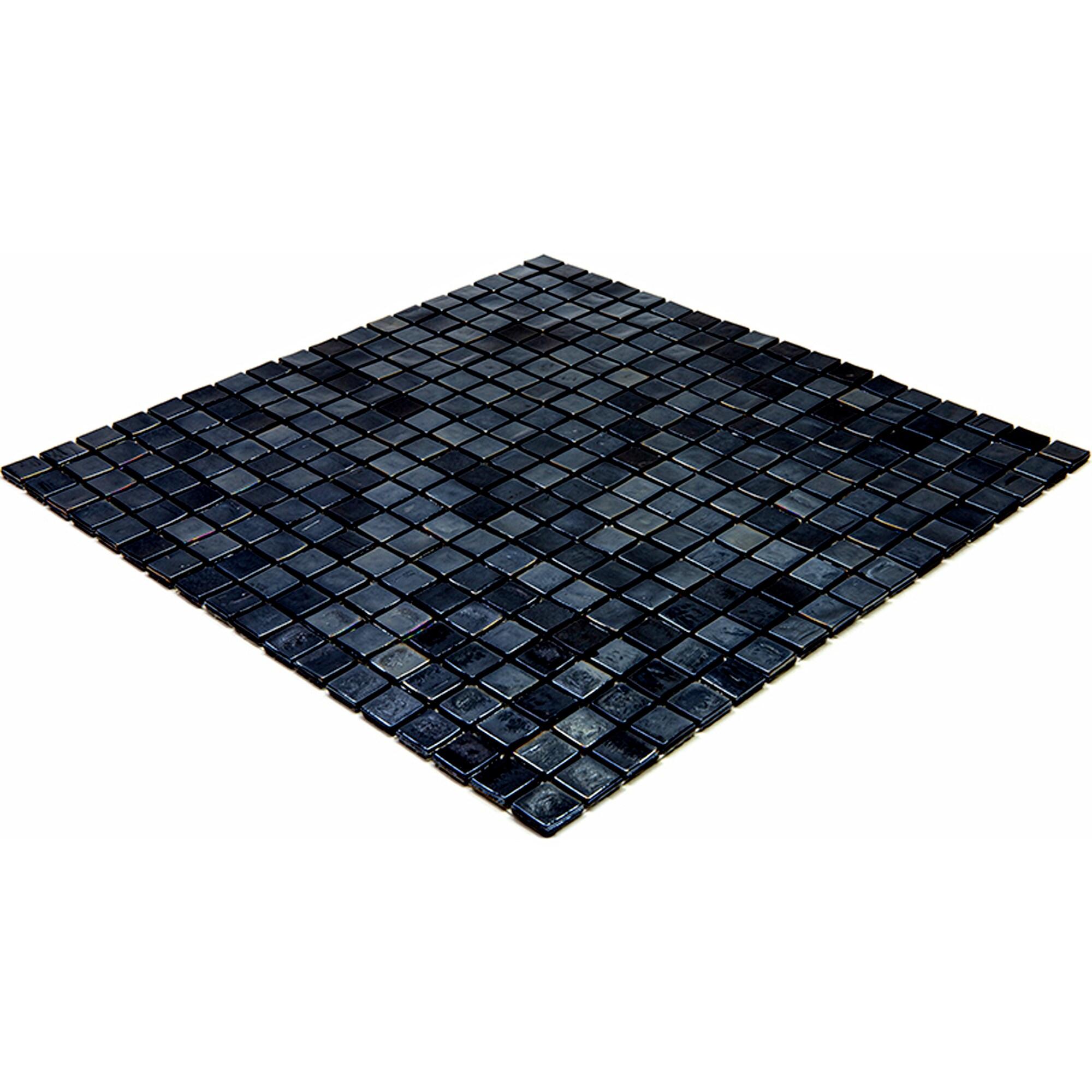 Skosh 0.6" x 0.6" Glass Grid Mosaic Wall & Floor Tile