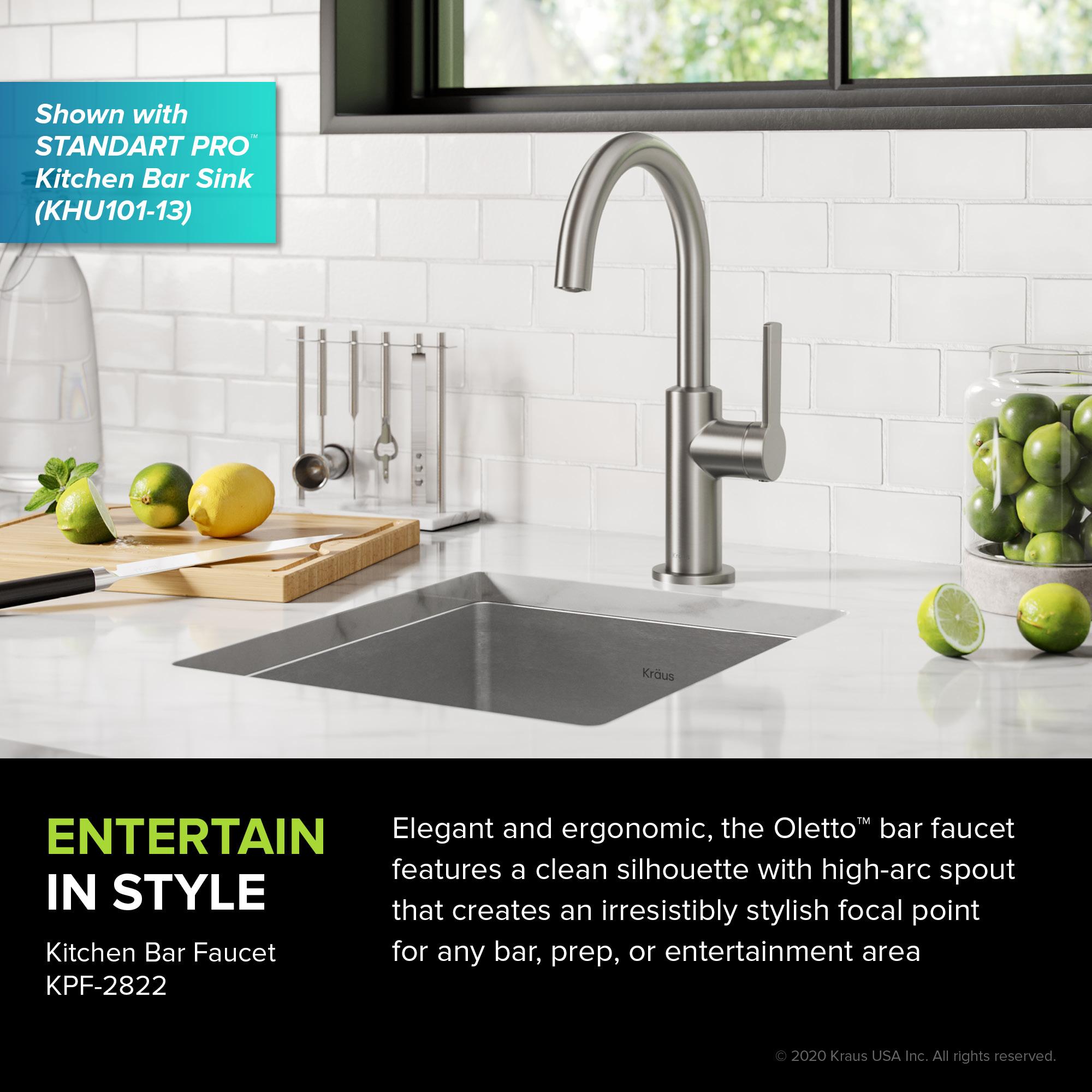 Oletto Single Handle Kitchen Bar Faucet