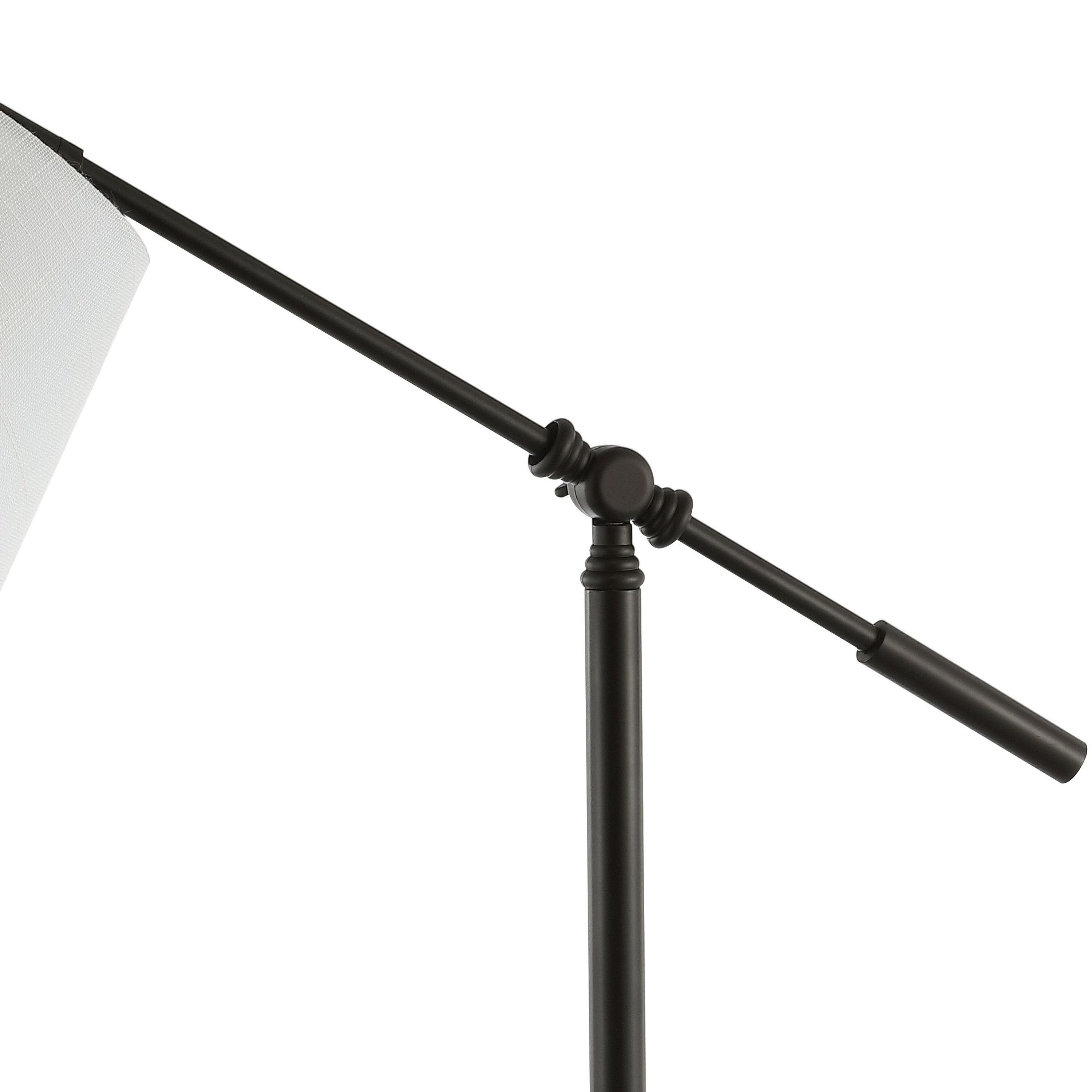 Troy 24 in. Classic Contemporary Iron LED Task Lamp with USB Charging Port, Oil Rubbed Bronze
