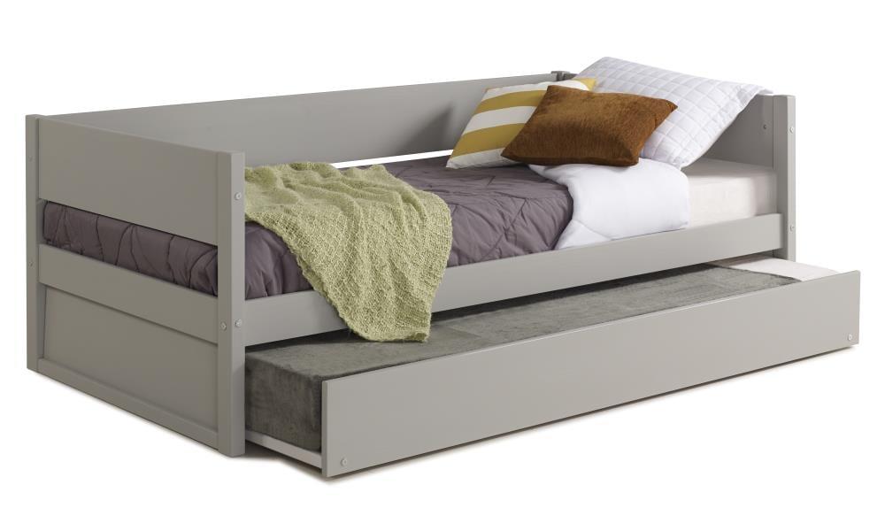 Camaflexi Tribeca Solid Wood Twin Daybed and Trundle Set in Gray