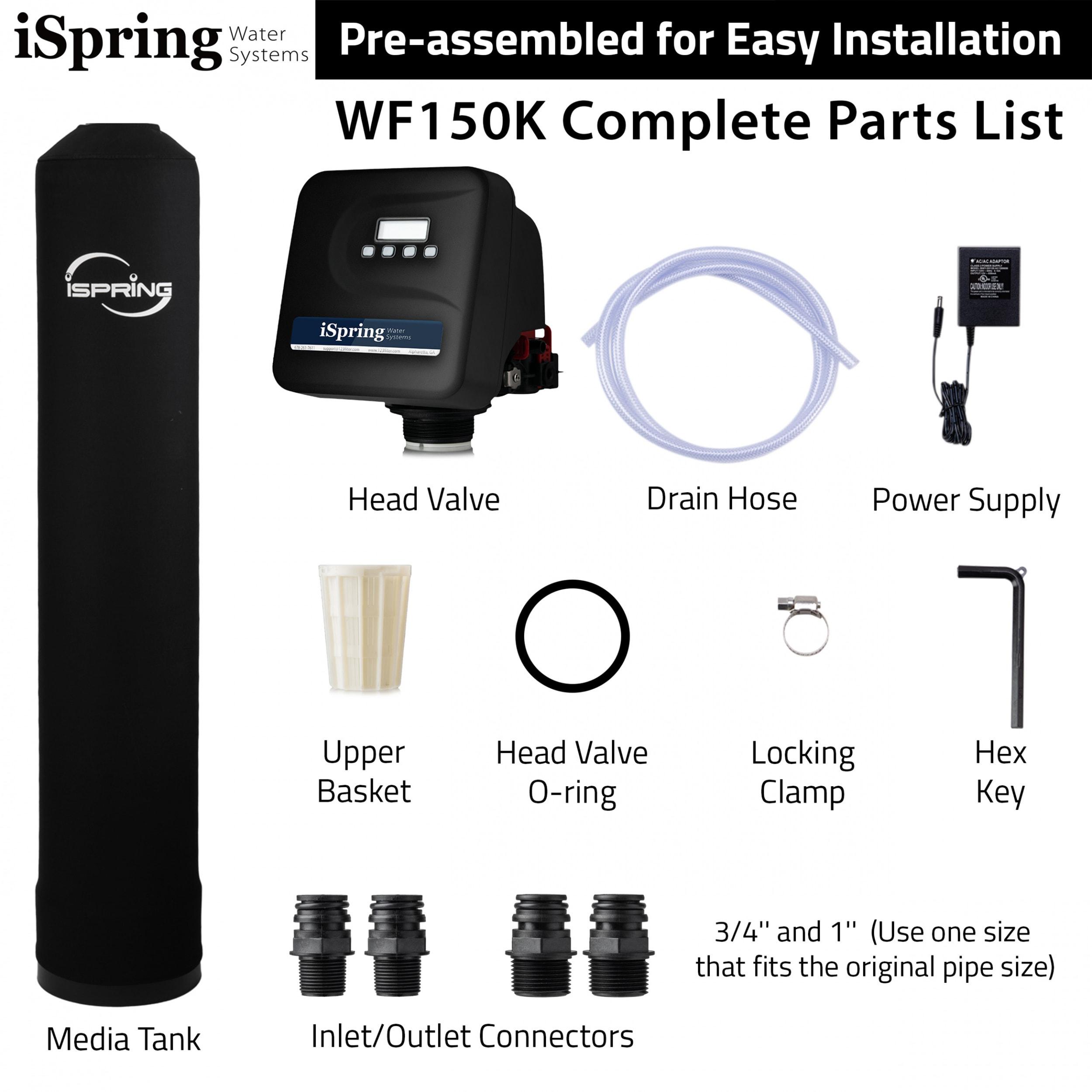 Chloramine, PFAS, Chlorine, Lead Whole House Water Filter System w/ Set-and-Forget Smart Valve, Lasts up to 10 Years