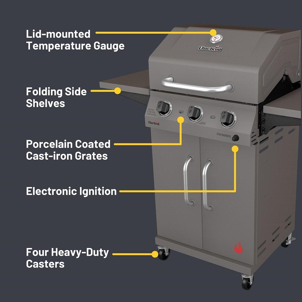 Charbroil Performance Series 3-Burner Propane Gas Grill Cabinet