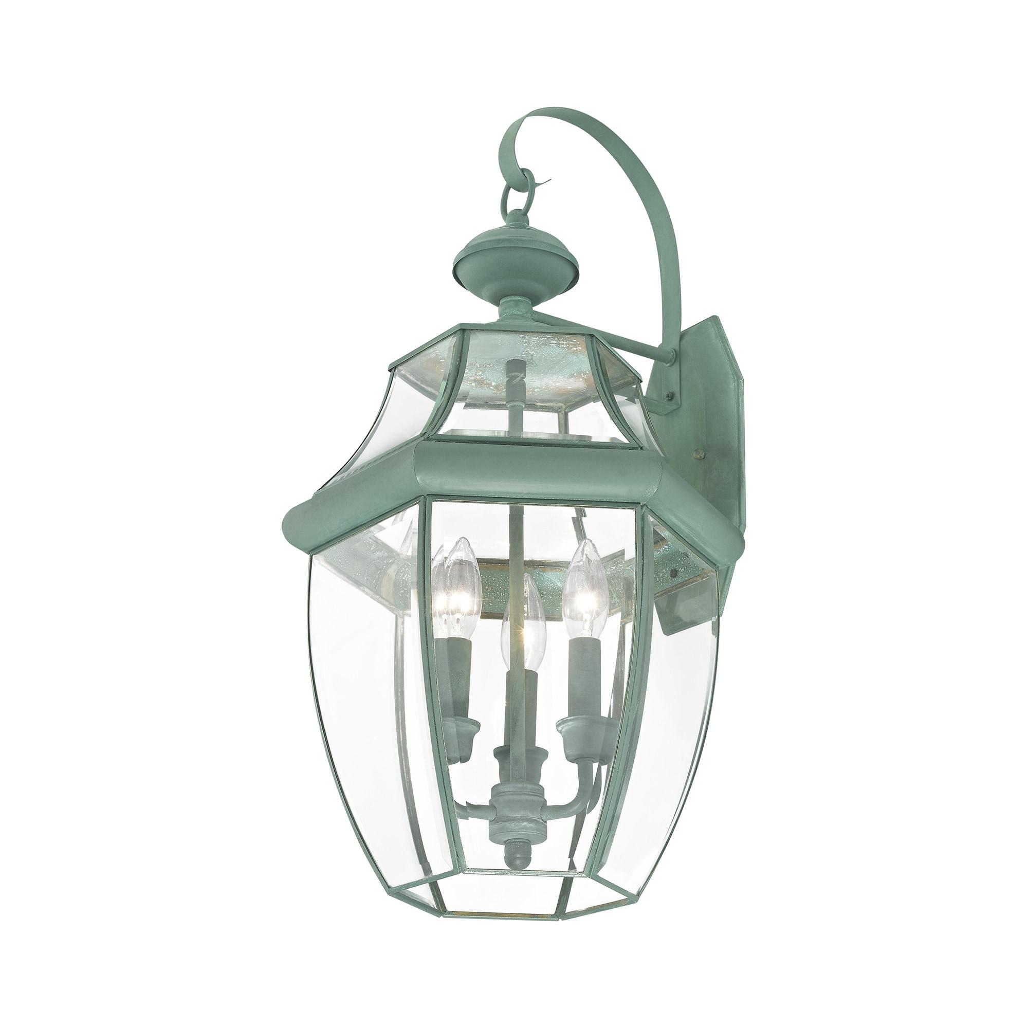 Livex Lighting Monterey 3 - Light Wall Light in  Verdigris