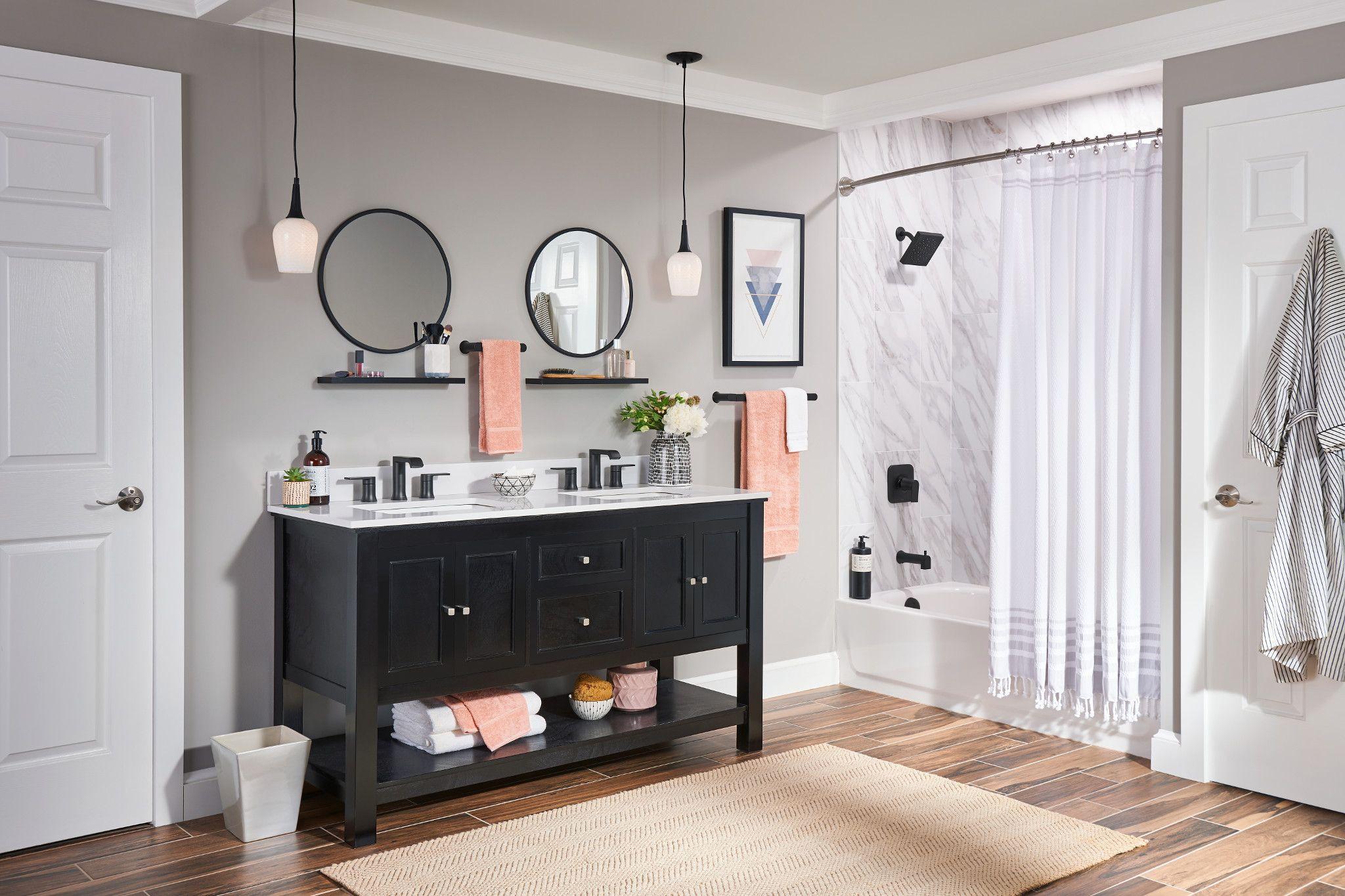 Genta LX Two-Handle Widespread Bathroom Faucet Trim Kit, Valve Required