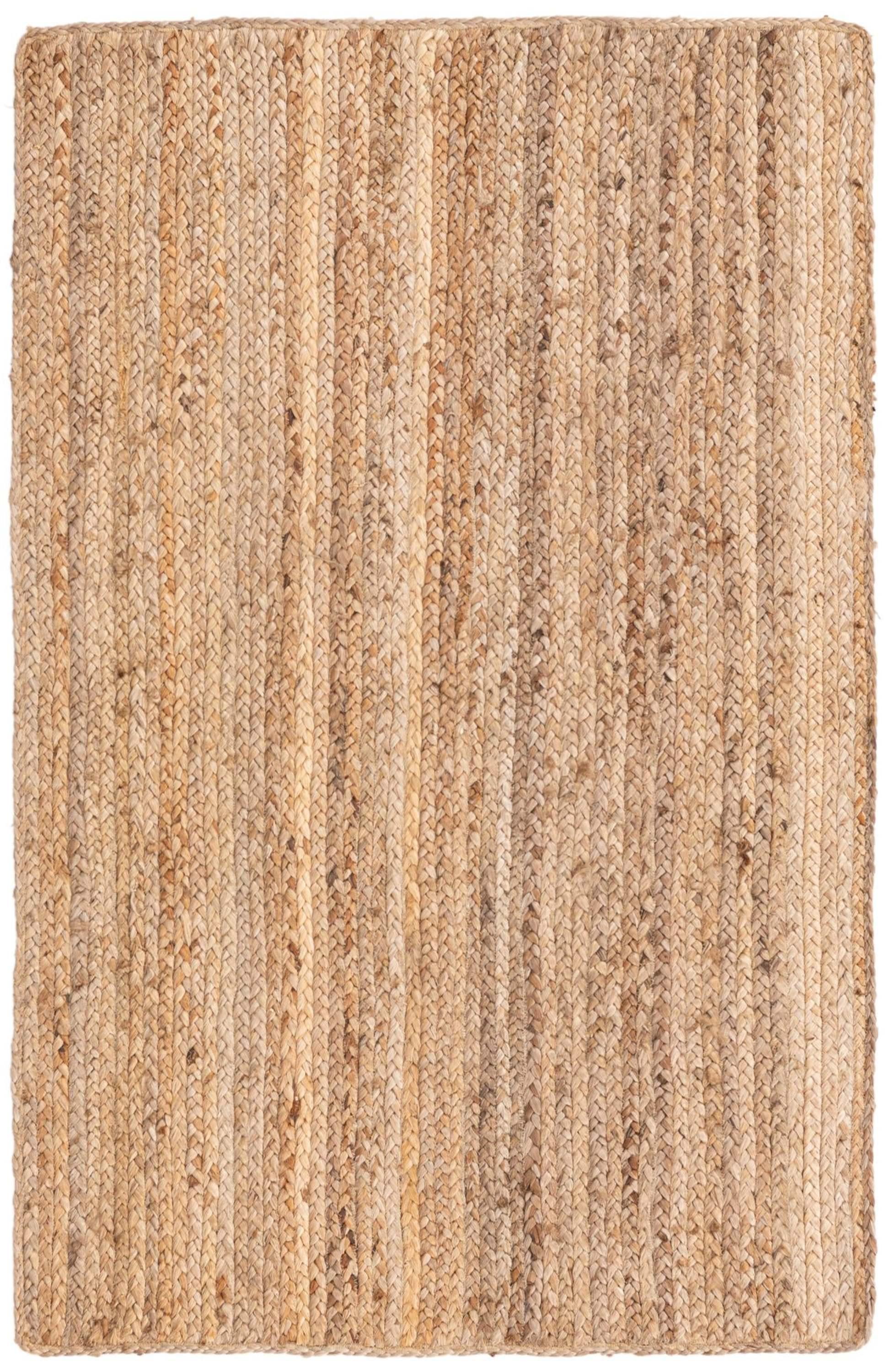 Unique Loom 3' 3 x 5' 1 Dhaka Braided Jute Rectangle Area Rug