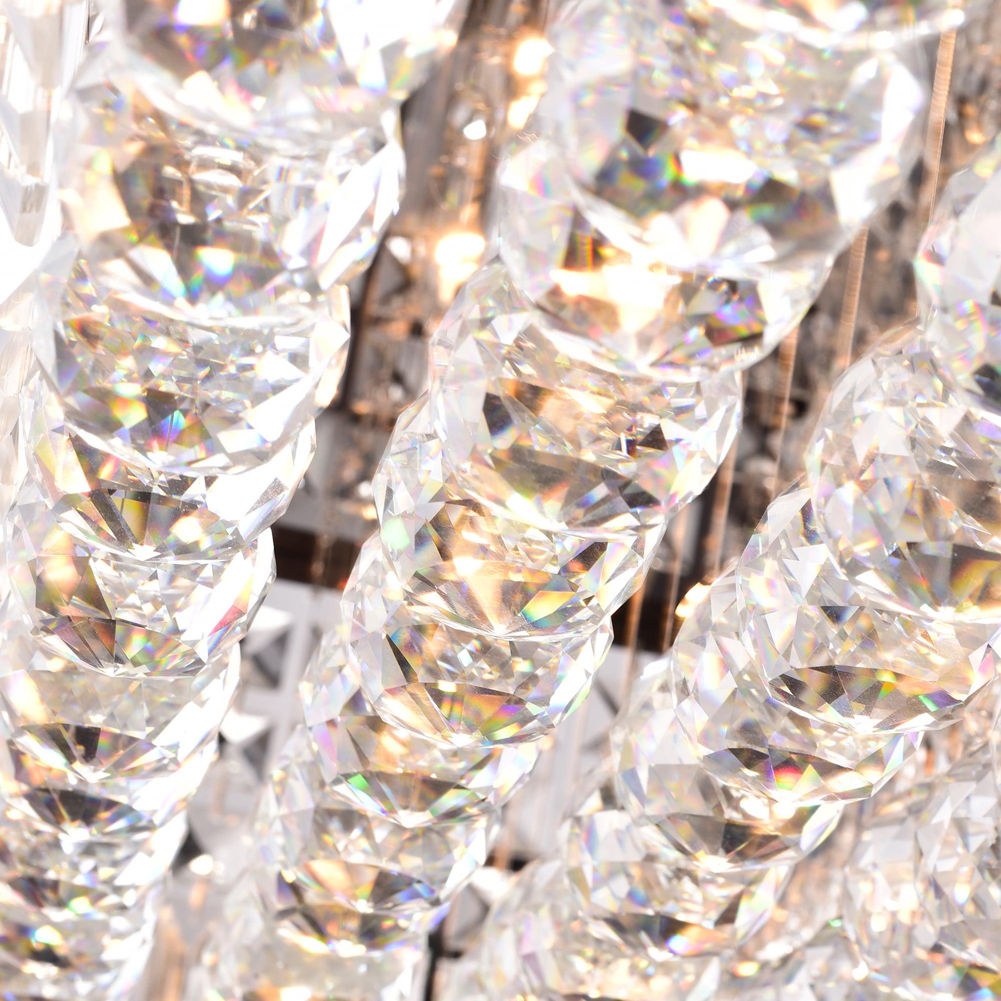 Modern 8-Light Chrome Chandelier