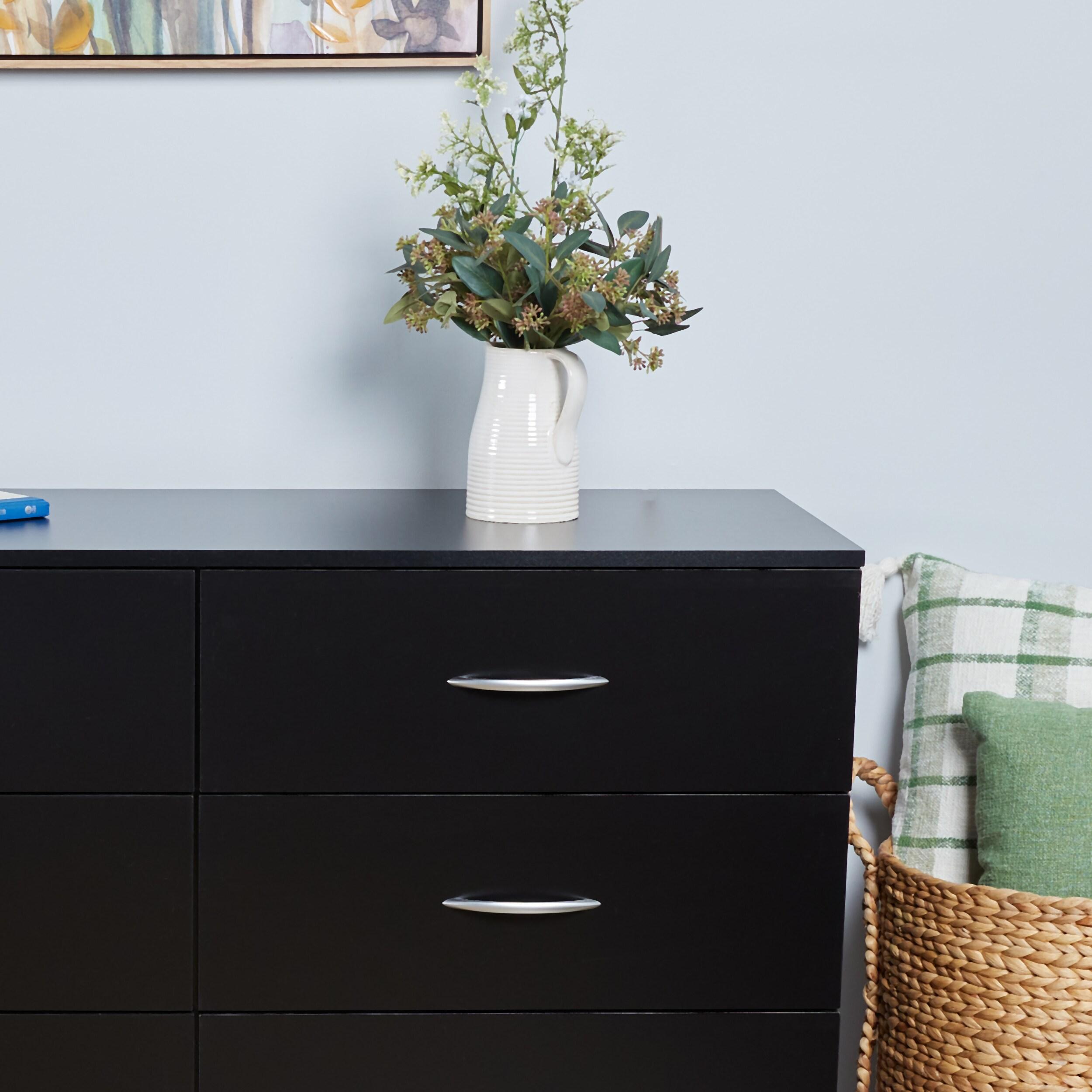 South Shore Step One, Contemporary Dresser,  Black