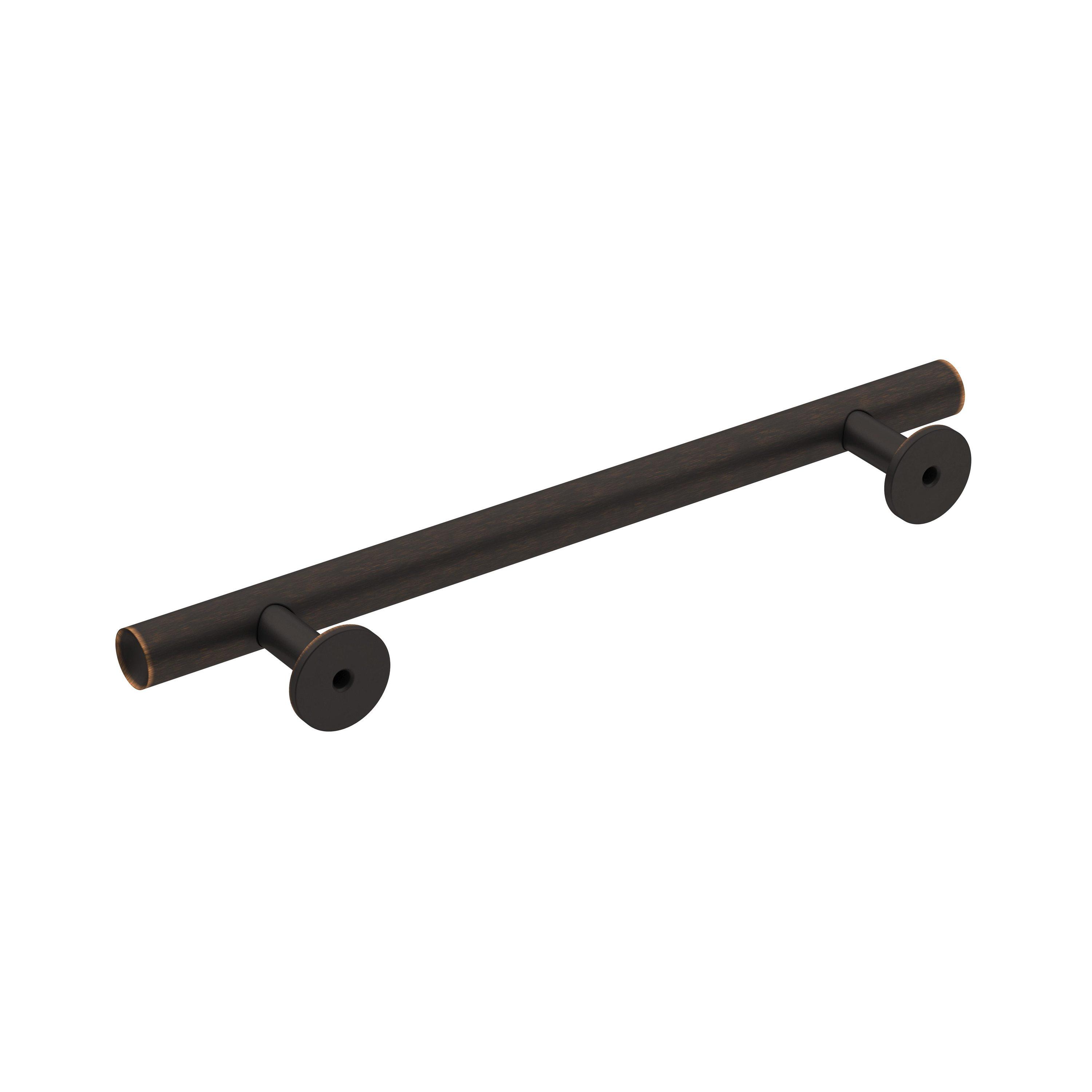 Amerock Radius 5-1/16 inch (128mm) Center-to-Center Oil-Rubbed Bronze Cabinet Pull