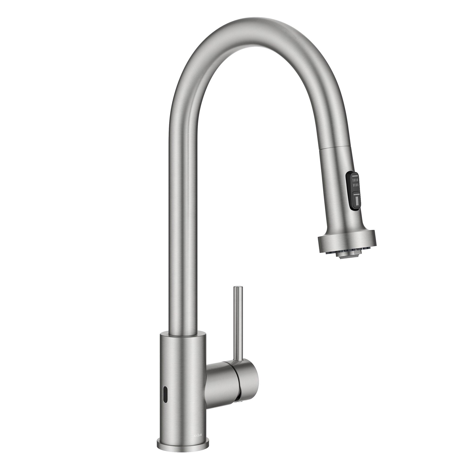 KRAUS Bolden Motion Sensor Single Handle Pull Down Touchless Kitchen Faucet