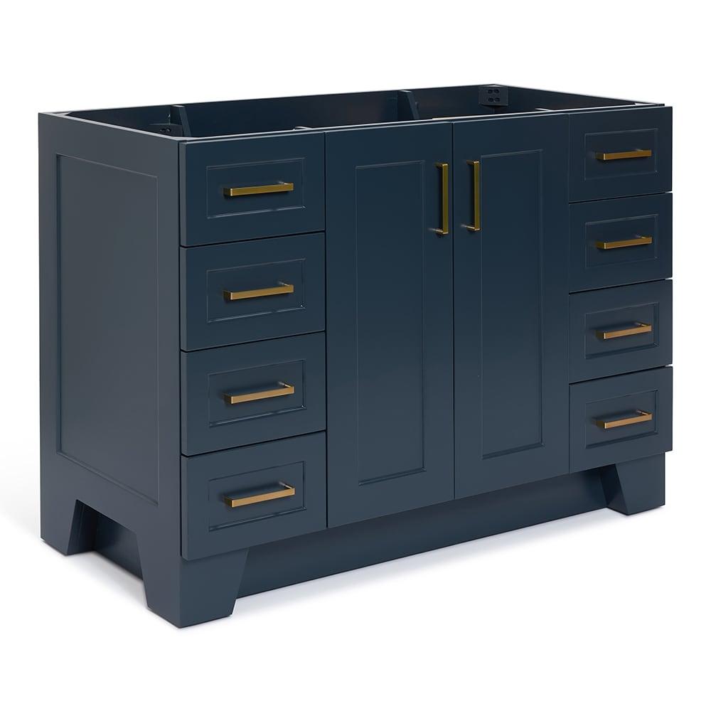 Sawyer 48'' Solid Wood Single Bathroom Vanity Base Only, Base Cabinet without Top