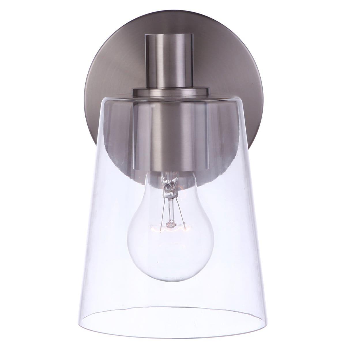 Craftmade Lighting Emilio 1 - Light Wall Light in  Brushed Polished Nickel
