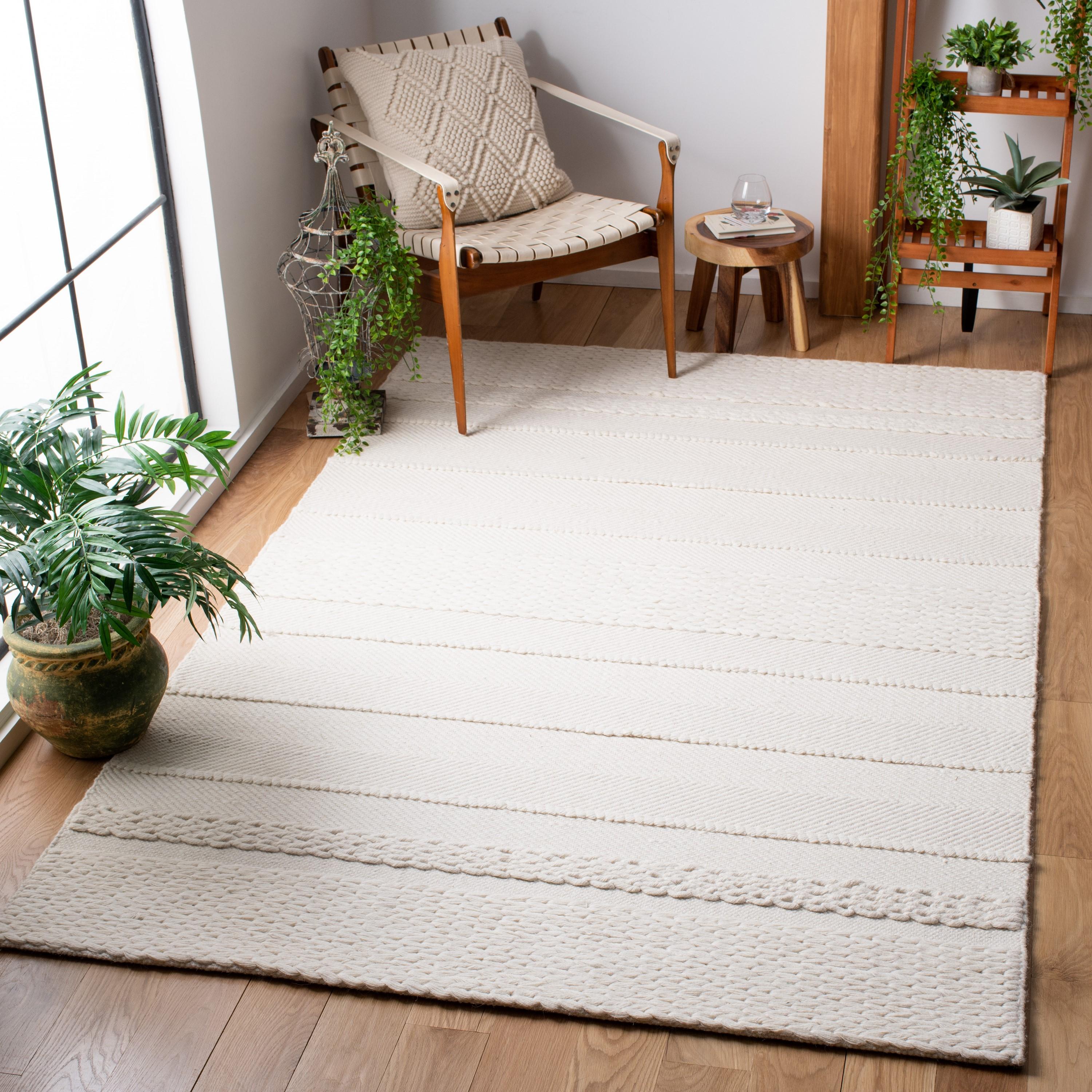 Natura NAT215 Hand Woven Indoor Area Rug - Natural - 4'x6' - Safavieh
