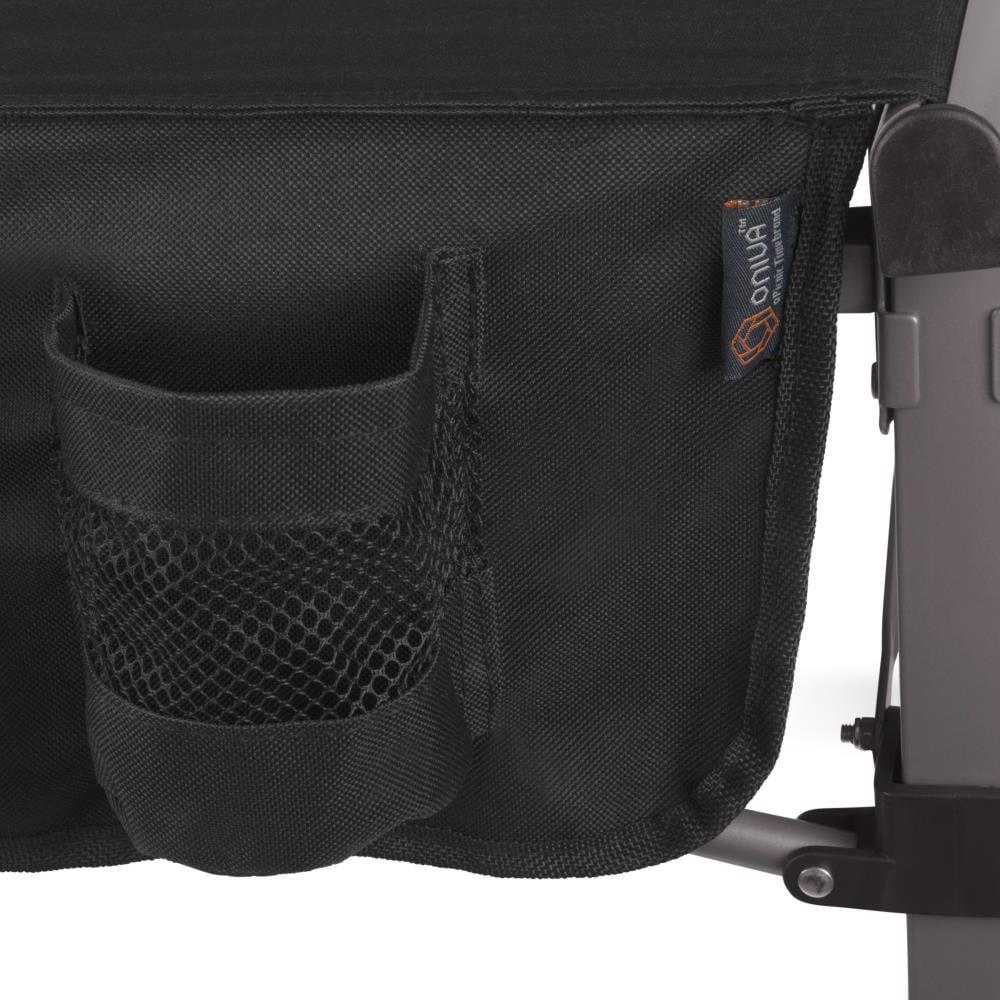 Picnic Time Canvas Travel Table - Black