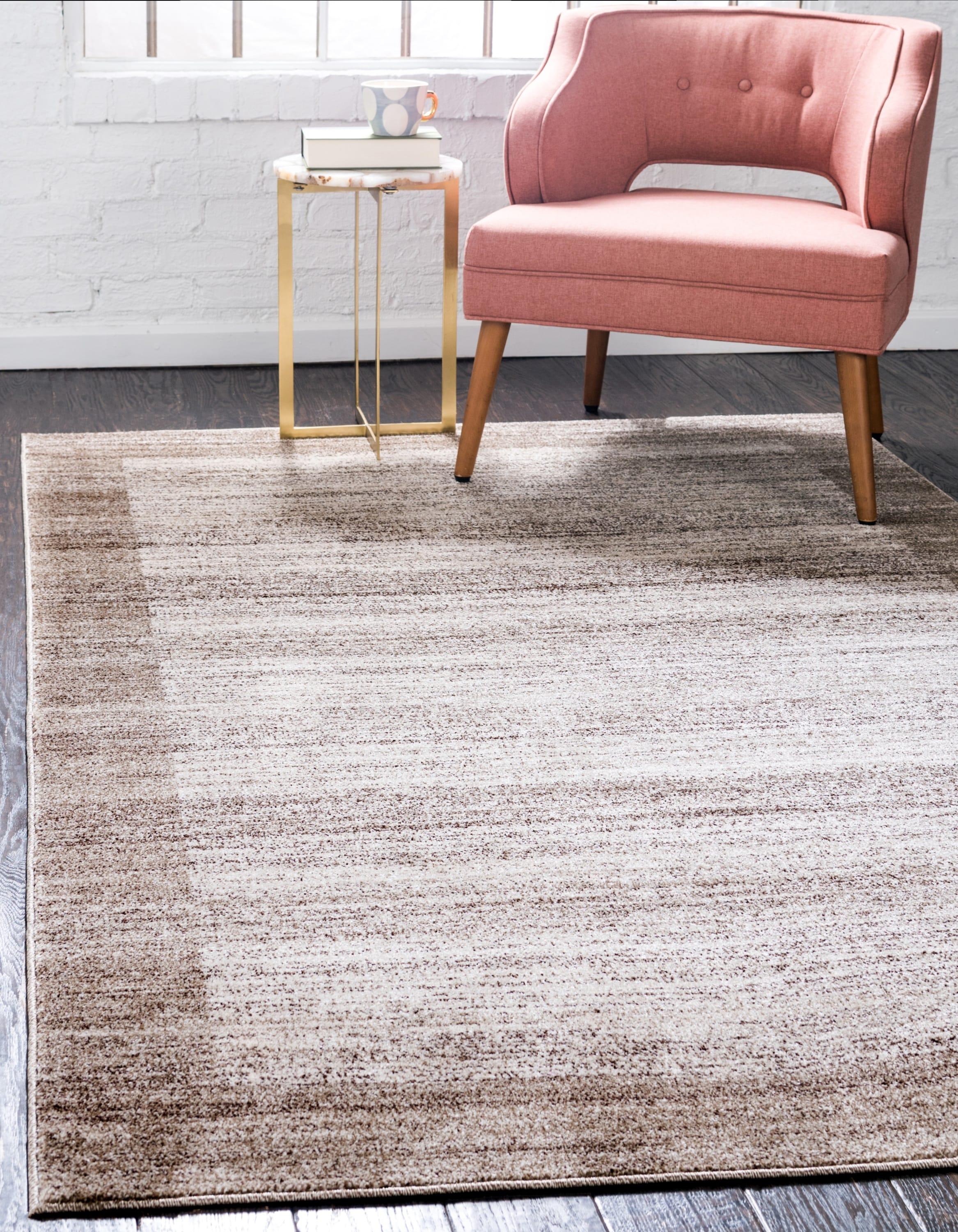 Unique Loom Abigail Del Mar Area Rug , 8'x11'2" Rectangular ,Beige