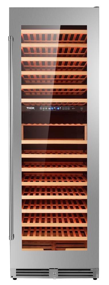 Thor Kitchen Twc2403di 24" Wide Tall Dual Zone Wine Cooler - Stainless Steel