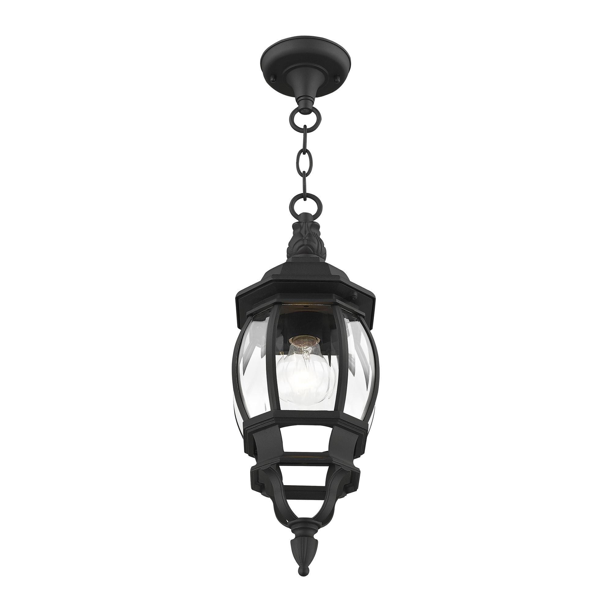 Livex Lighting Frontec 1 - Light Pendant in  Textured Black