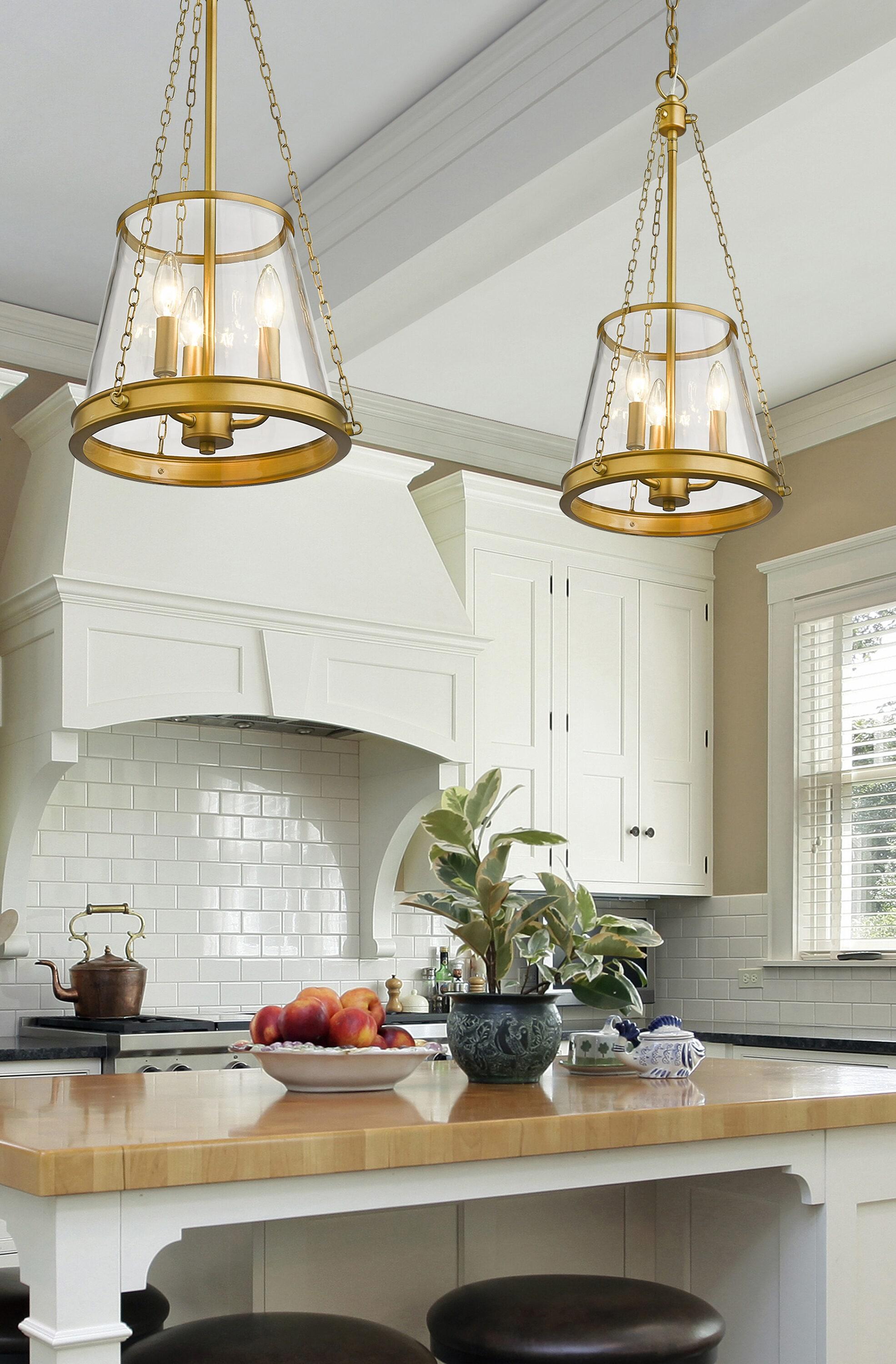 Z-Lite Prescott 3 - Light Pendant in  Rubbed Brass