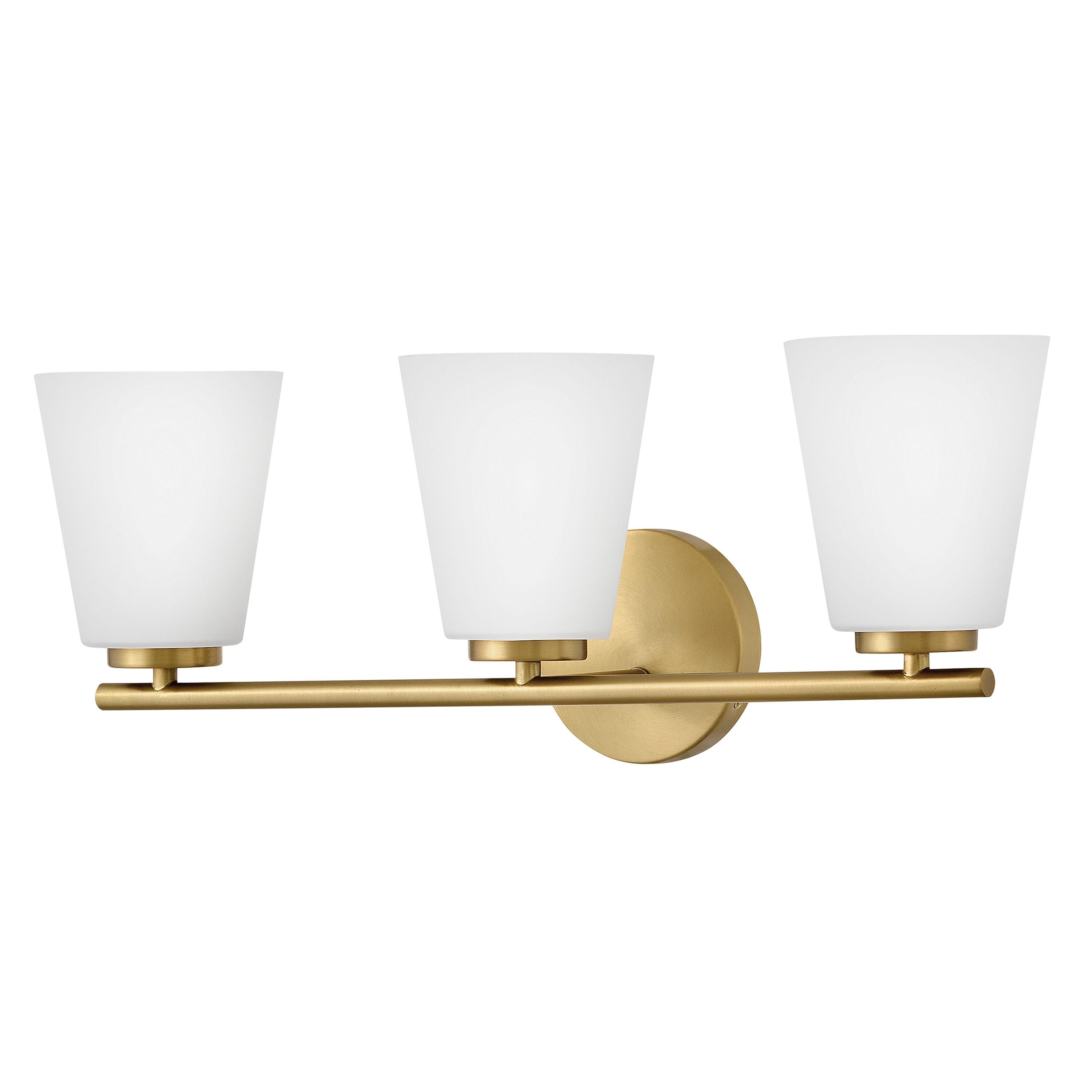 Lark 85423 Bri 3 Light 24" Wide Vanity Light - Brass