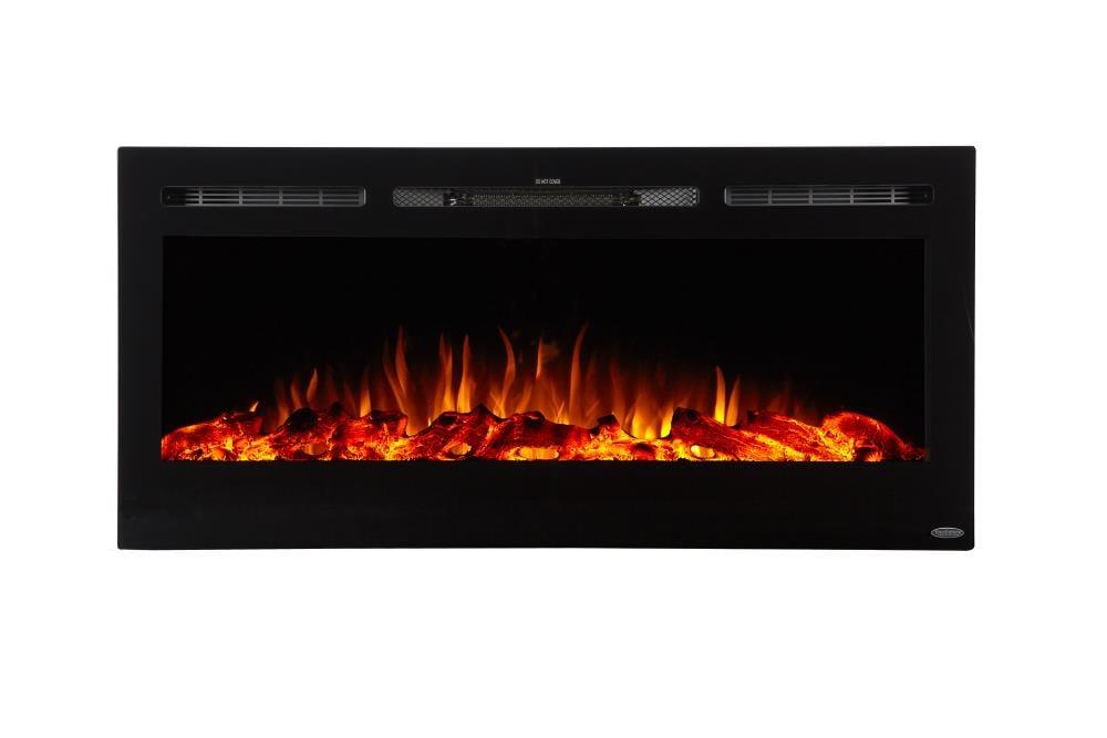 The Sideline Electric Fireplace for Recessed or Wall Mount Installation