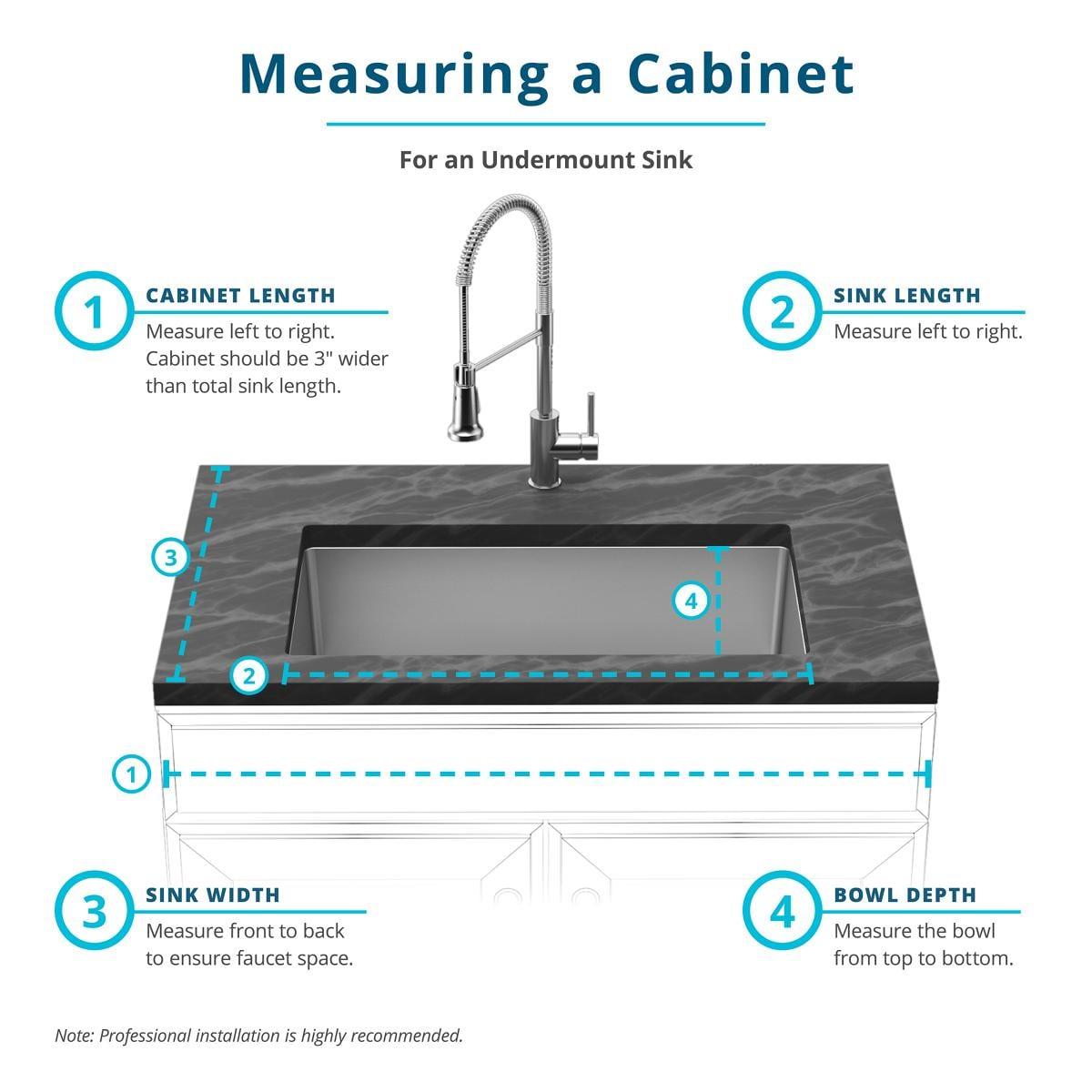 Crosstown 16 Gauge 24" L x 18" W Undermount Kitchen Sink