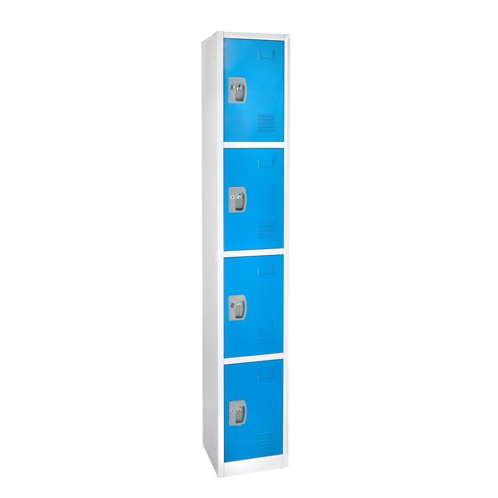 12'' Wide Steel 4-Tier School and Gym Locker