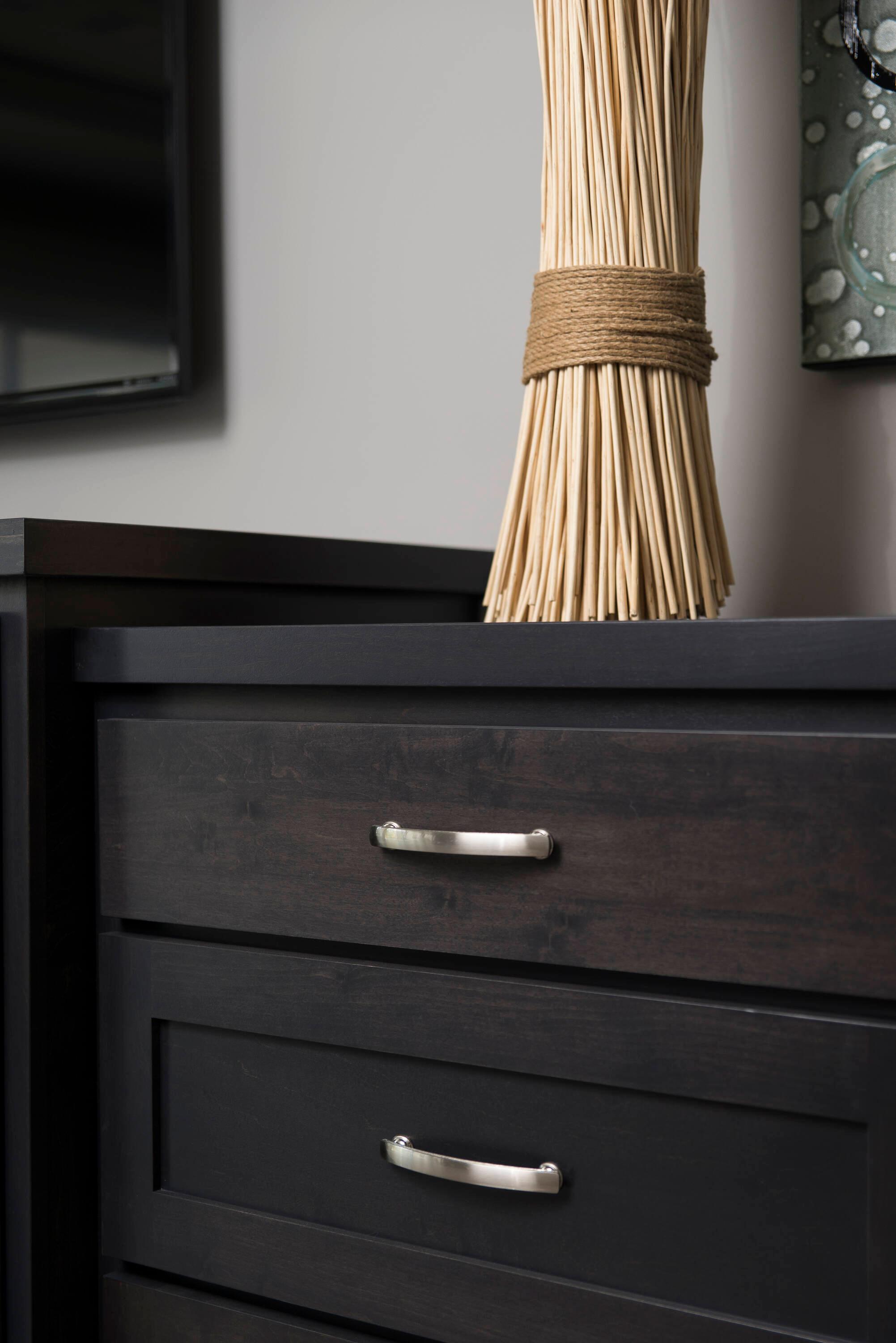 American Diner 5-1/16 in. Modern Arch Cabinet Pull Satin Nickel Handle for Kitchen, Bathroom, and Furniture (10 Pack)