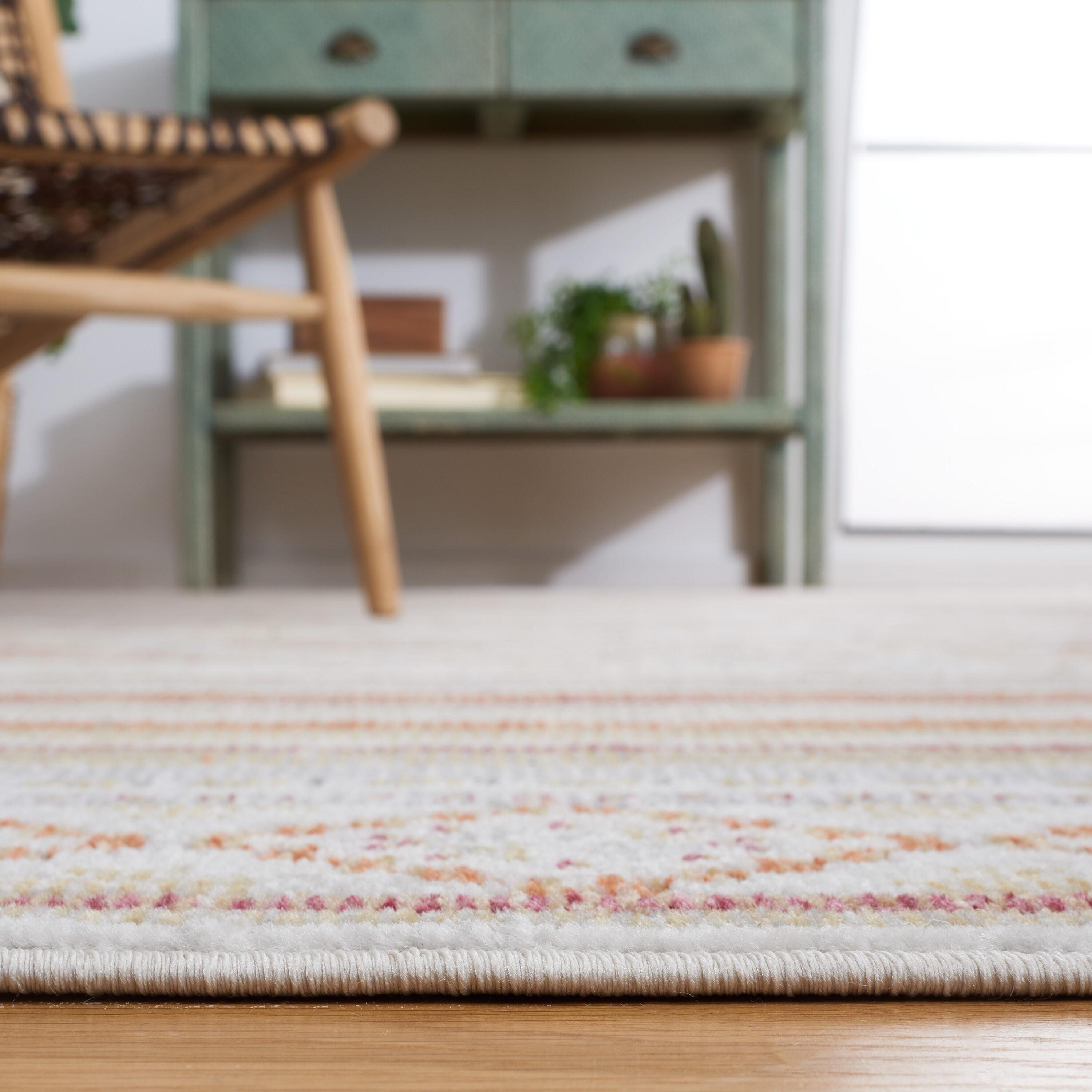 Cabana CBN551 Power Loomed Indoor and Outdoor Runner Rug - Ivory/Beige Gold - 2'2"x9' - Safavieh.