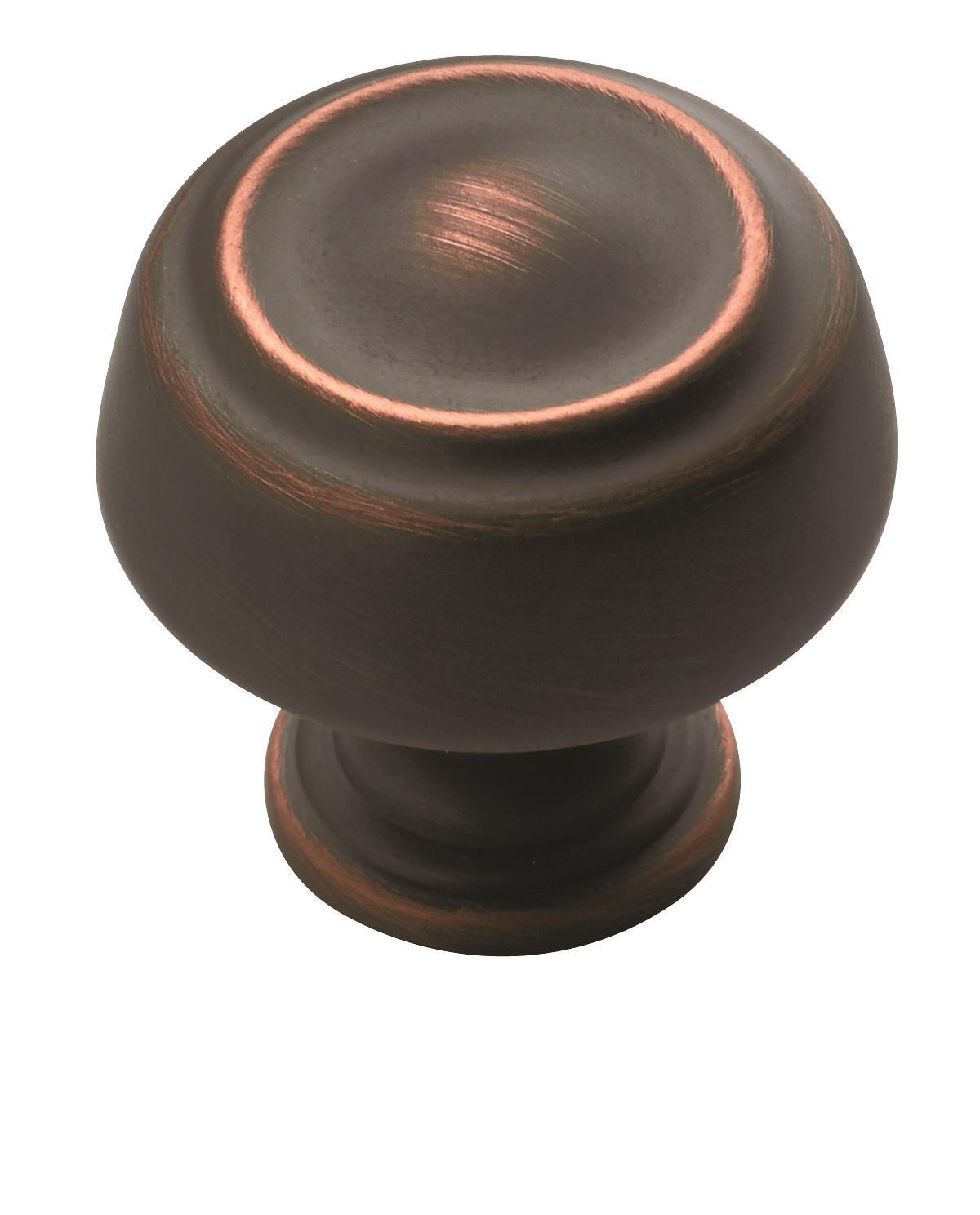 Amerock Kane 1-3/16 inch (30mm) Diameter Oil-Rubbed Bronze Cabinet Knob