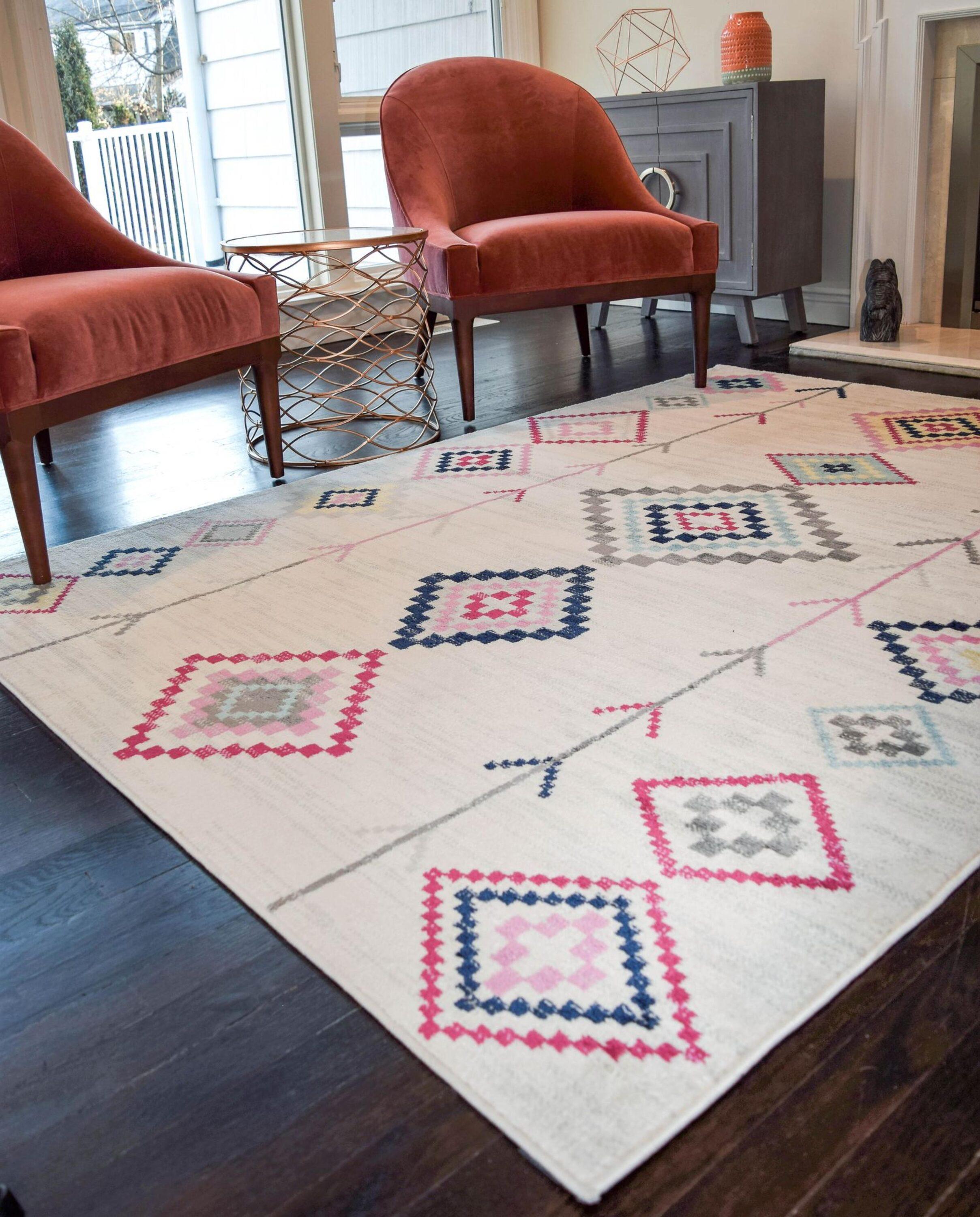 Rugs America Soleil BR15A Ivory Area Rug for Dining Room Rug Neutral Rug Living Room Rug Kitchen, 2'x4'