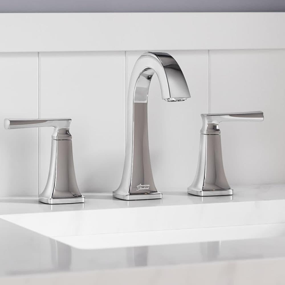 American Standard Belmeade Widespread Faucet 2-handle Bathroom Faucet with Drain Assembly 7426801.002