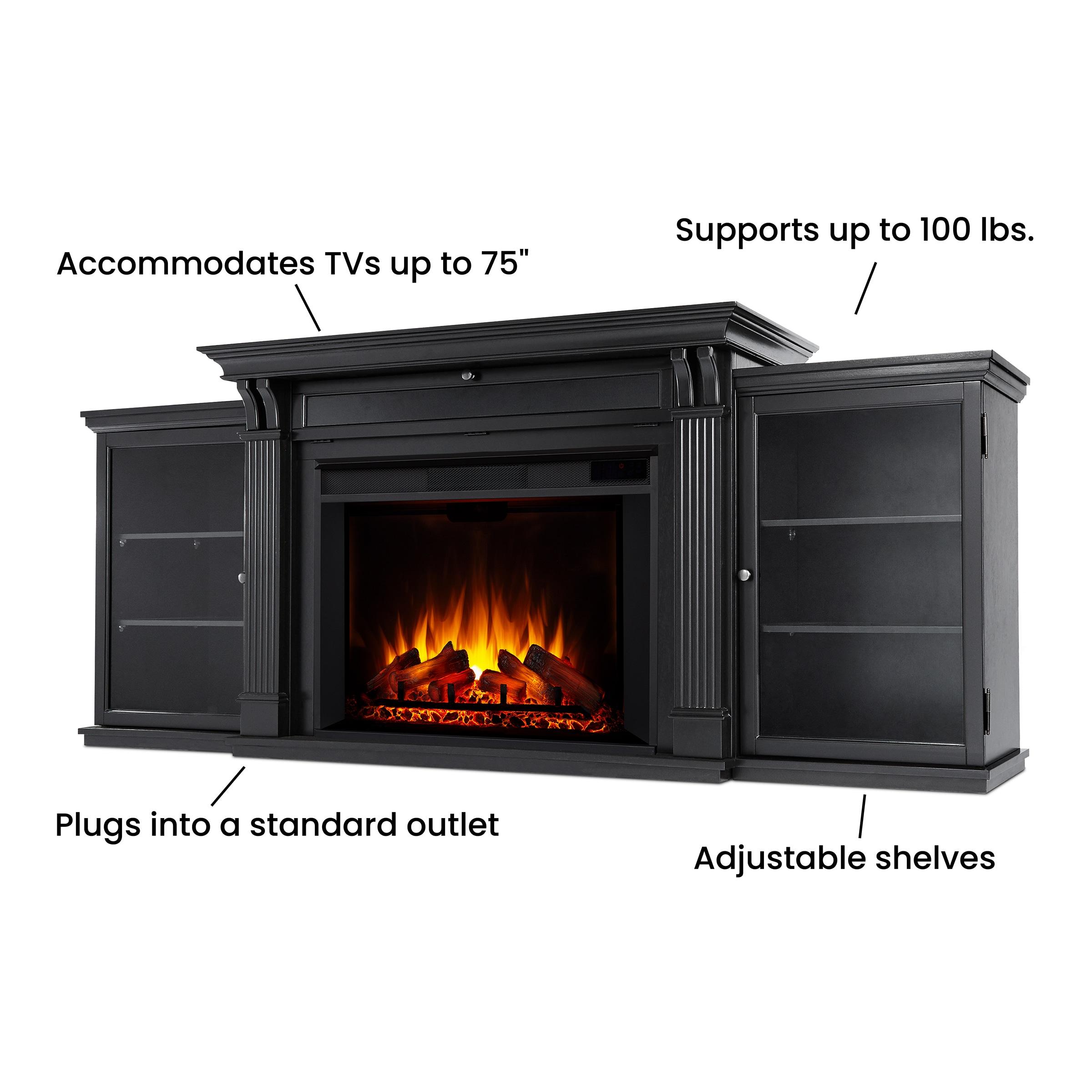 Tracey Grand 83.75'' TV Stand with Fireplace