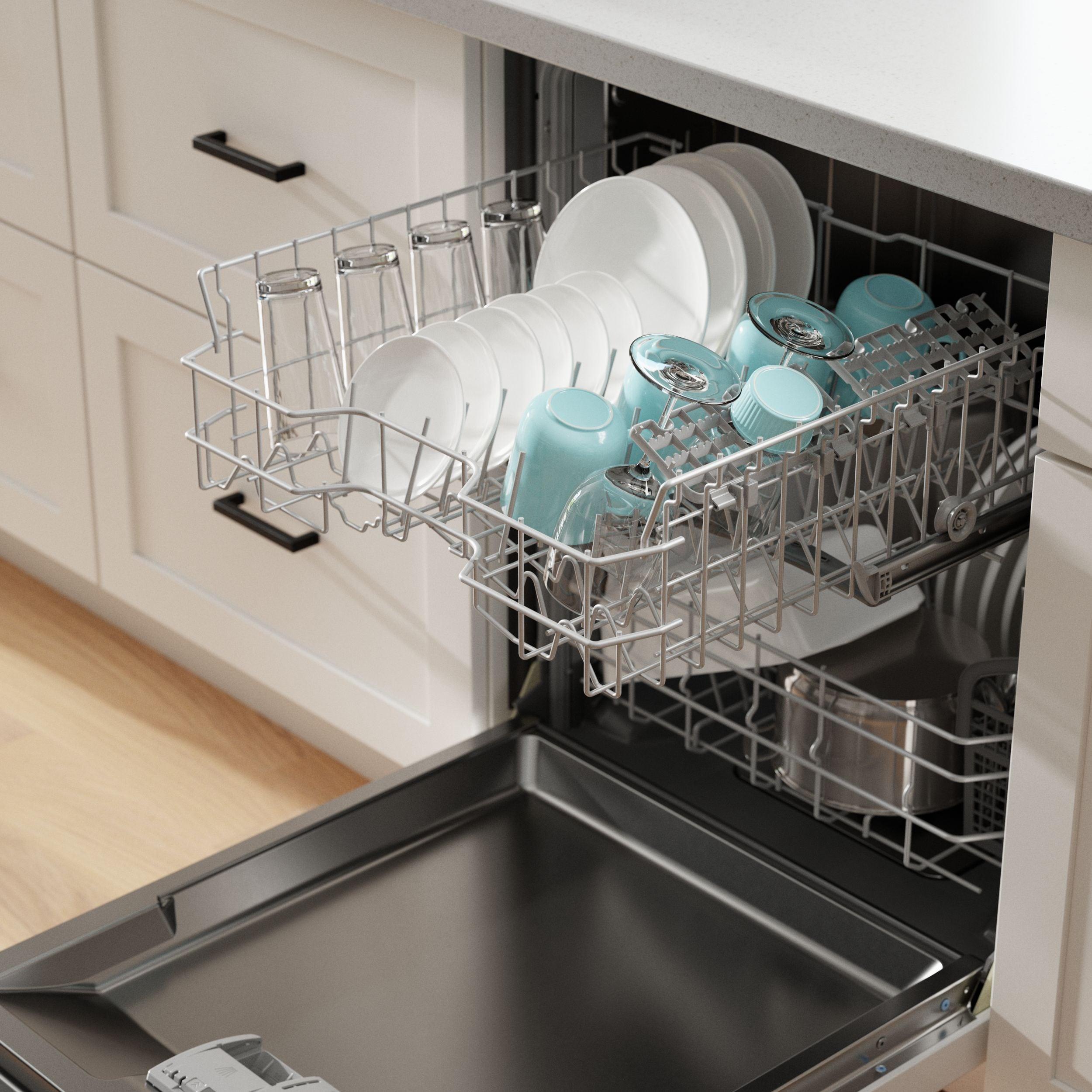 100 Series 24" Front Control Built-In Dishwasher with Hybrid Tub