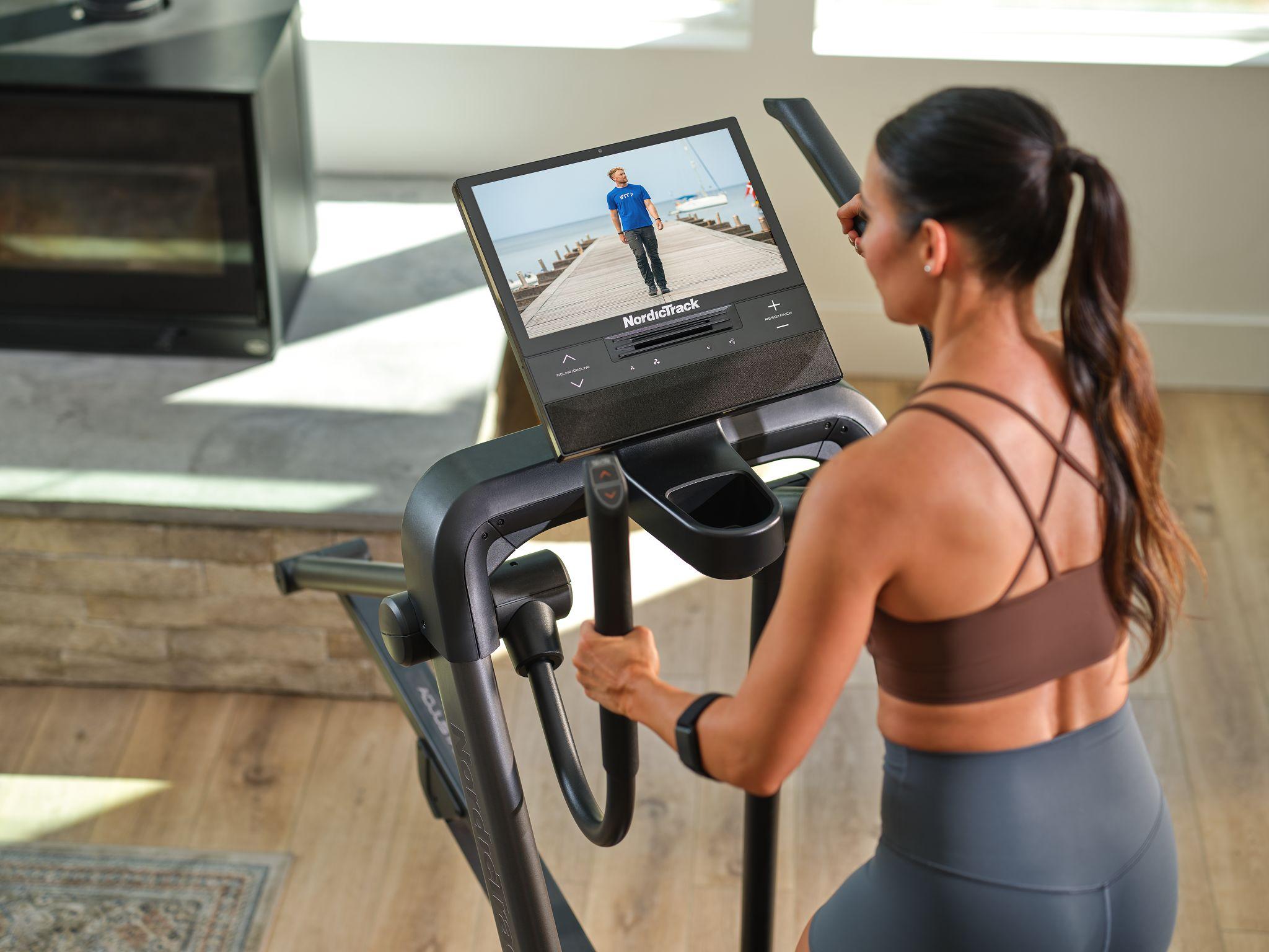 NordicTrack X16 Elliptical with 16" Touchscreen and 26 Resistance Levels; Perfect for Low-Impact Cardio Workouts
