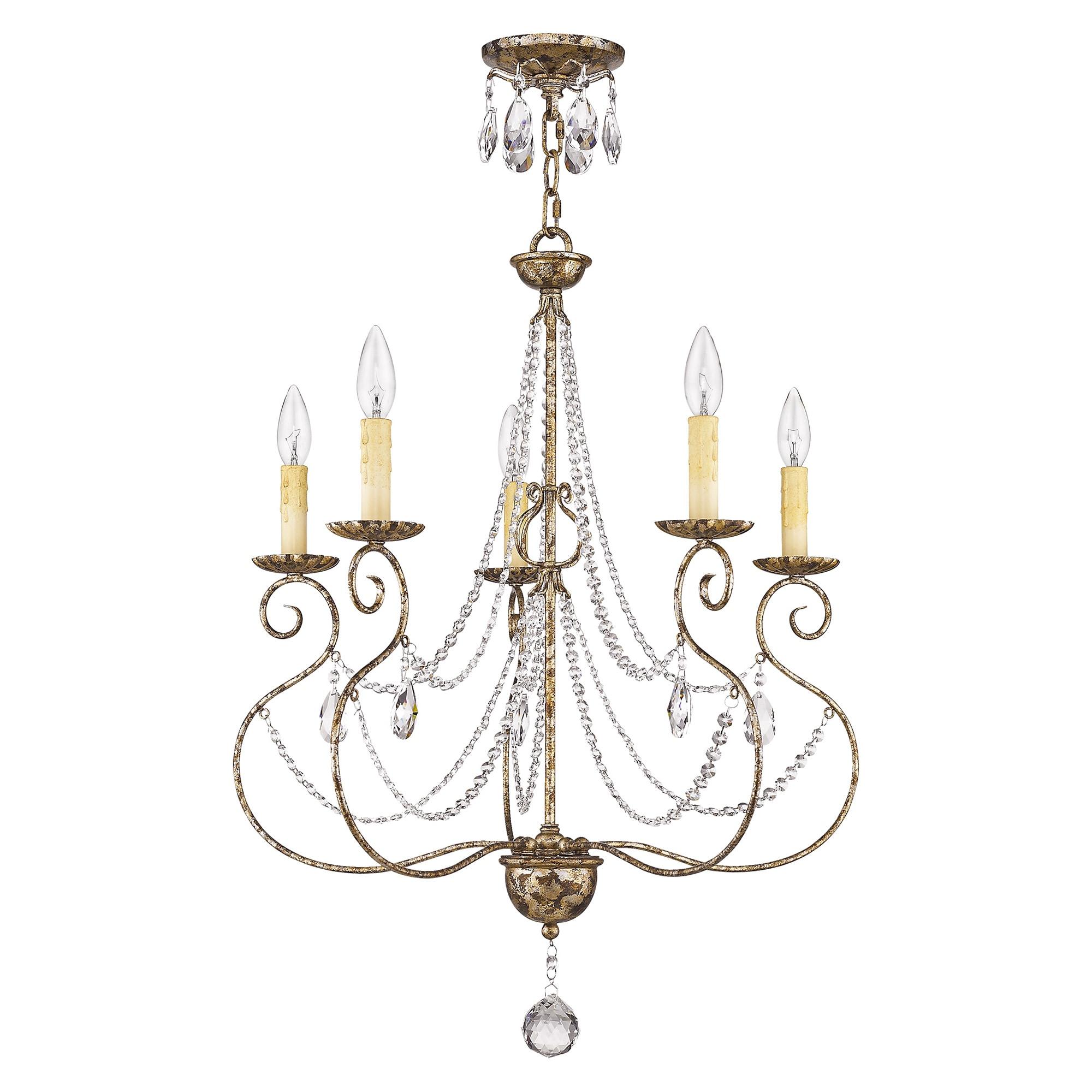 Livex Lighting - Isabella - 5 Light Chandelier in French Country Style - 24