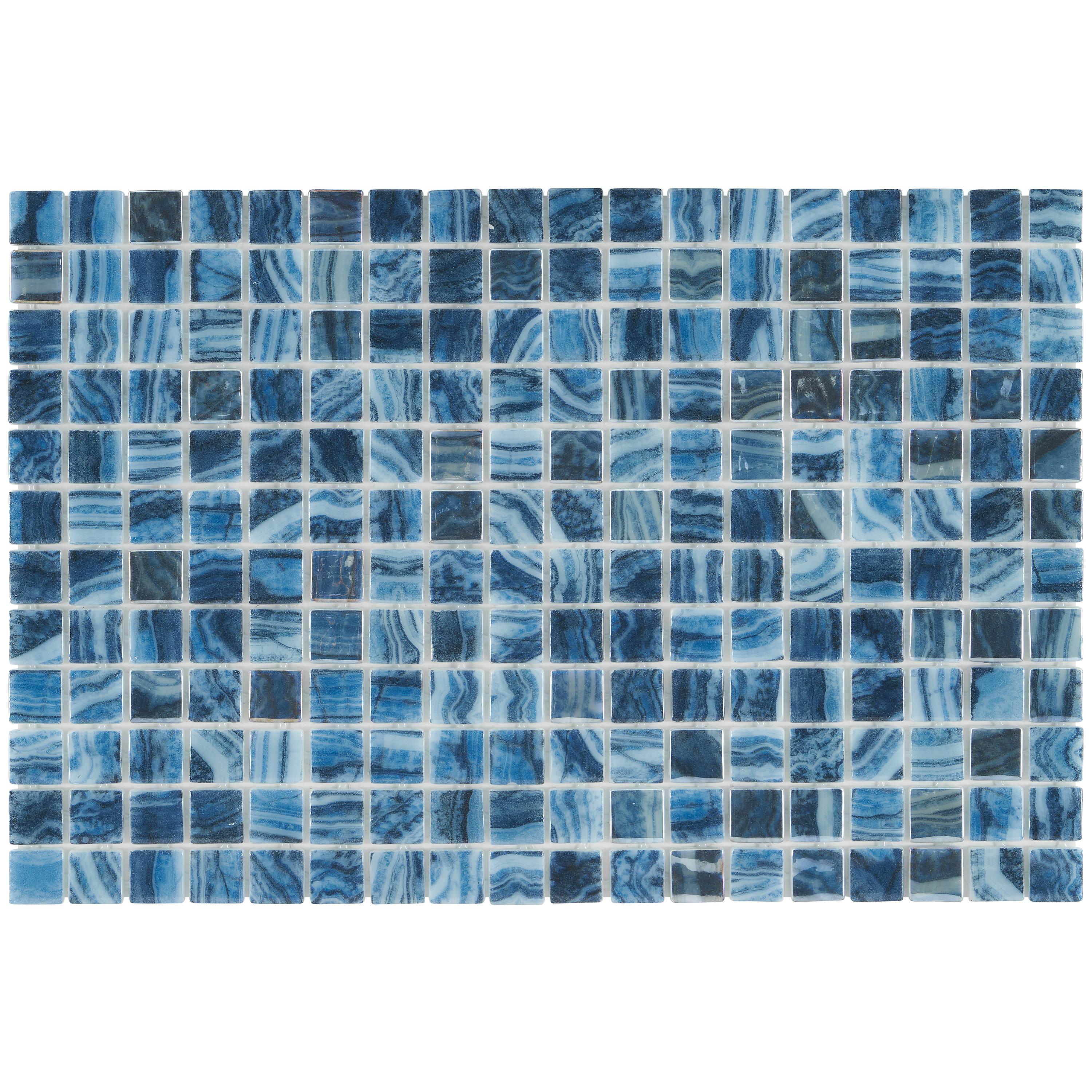 Rapids 1" x 1" Glass Grid Mosaic Wall & Floor Tile